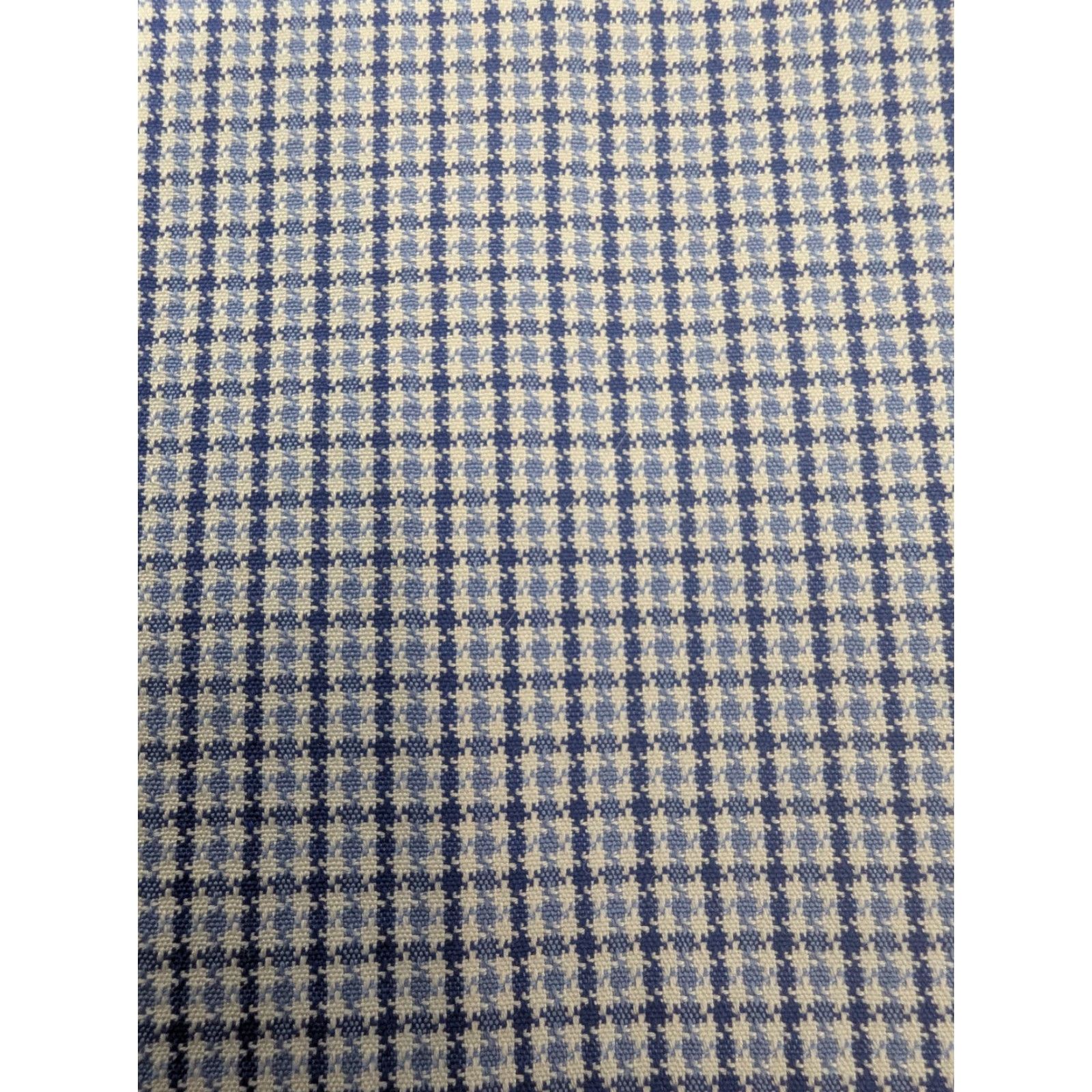David Donahue David Donahue Dress Shirt Mens 17 34/35 Trim Fit Long Sleeve Tattersall Blue Dress Shirt Mens 17 34/35 Blue Tattersall Slim Long Sleeve Collared Shirt Size 46R - 2 Thumbnail