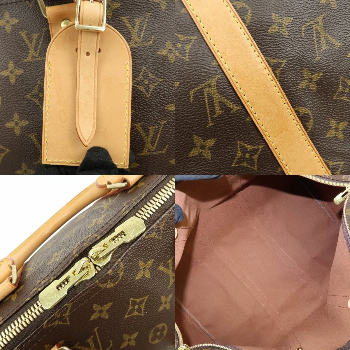 Louis Vuitton Louis Vuitton Monogram Keepall Bandouliere 50 Duffle Bag Size ONE SIZE - 7 Thumbnail