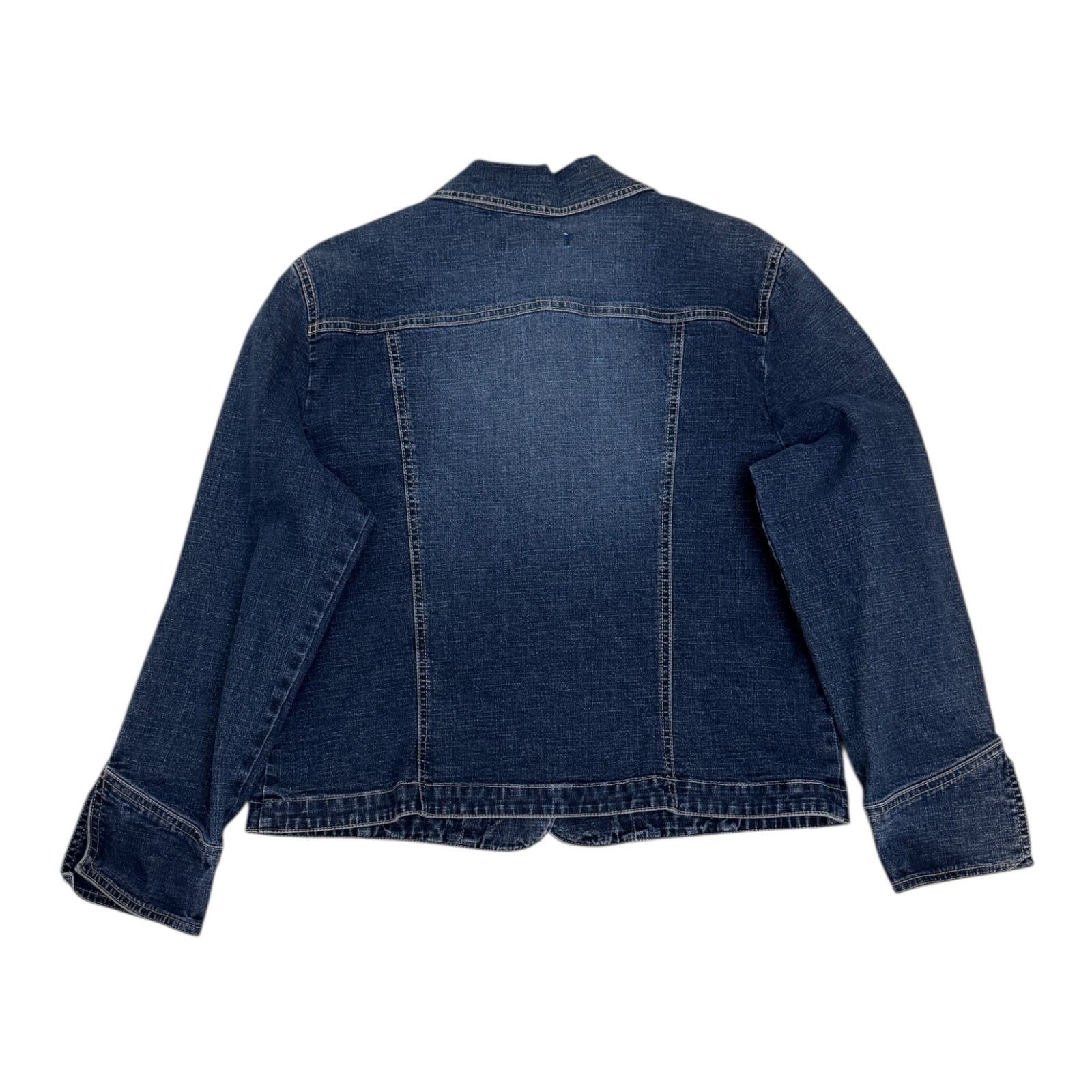 AMI AMI Luxury Designer Blue Denim Bomber Jean Jacket Womens XL Size XL / US 12-14 / IT 48-50 - 3 Thumbnail