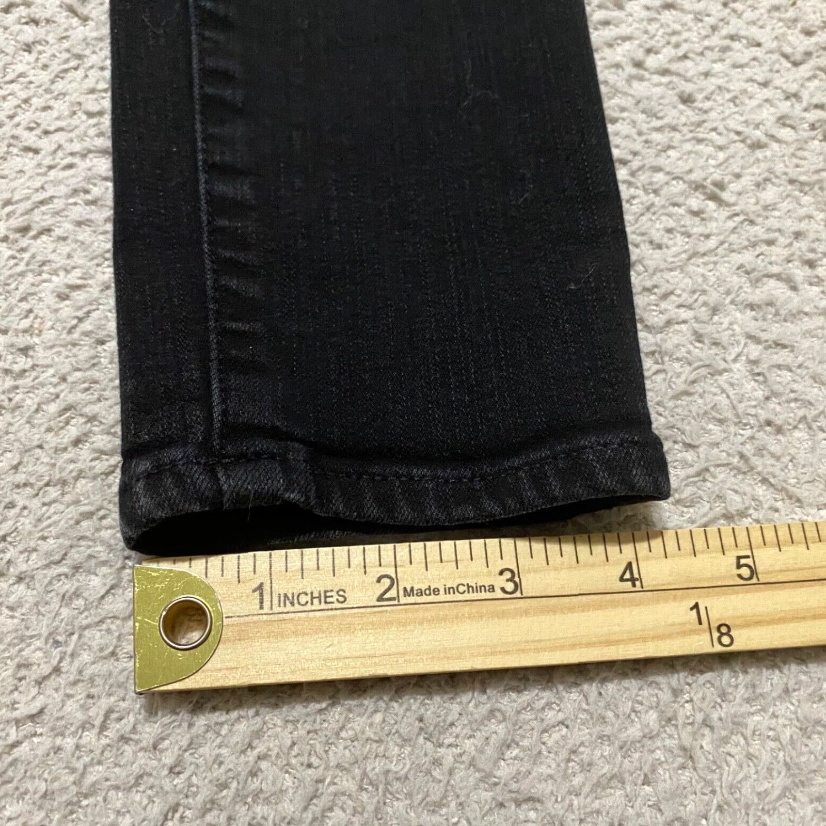 Madewell VINTAGE Madewell Jeans Black Denim Mid Rise Slim Straight Roadtripper Women 25 Jeans Size 42" / US 20 - 2 Thumbnail