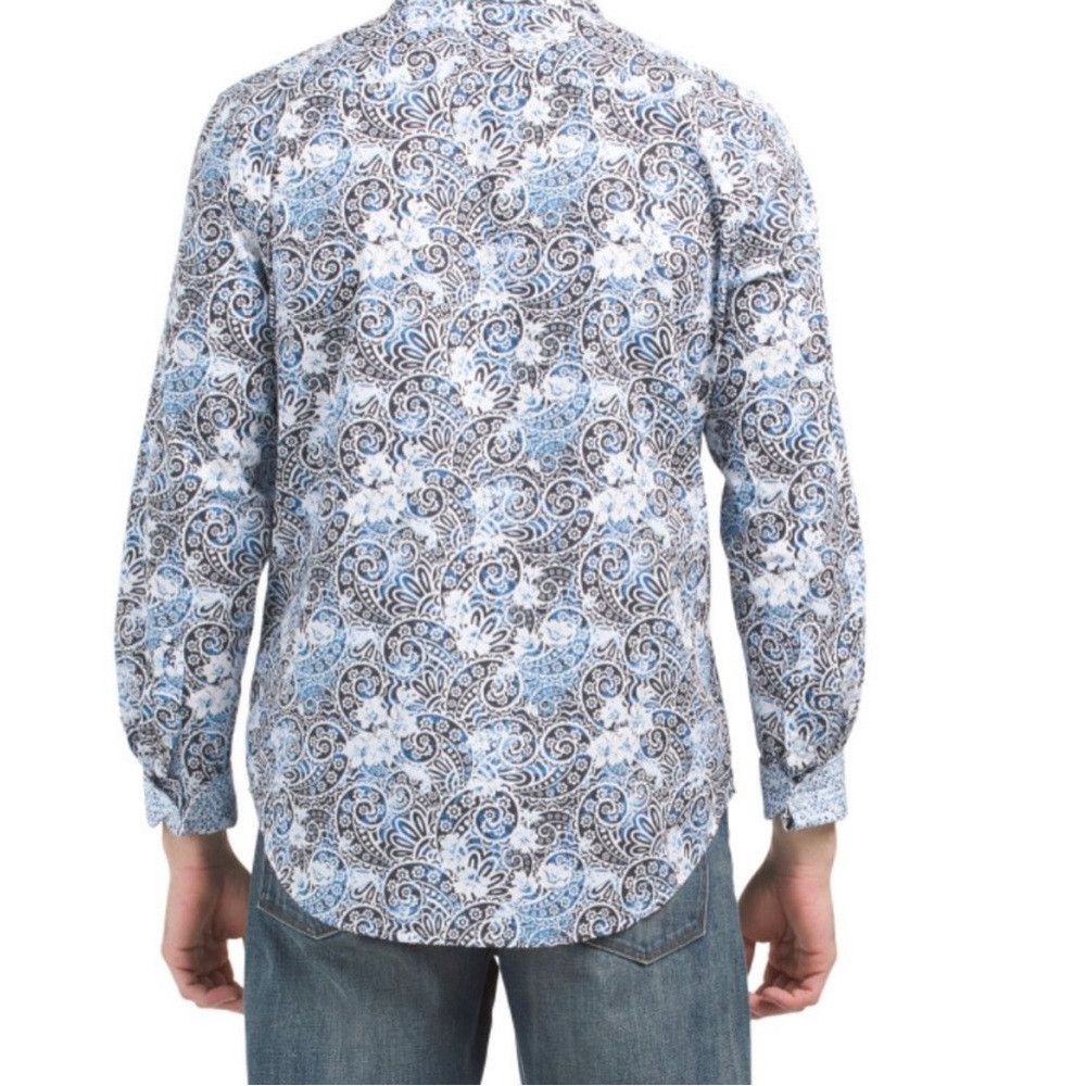 Robert Graham NWT New $198 Robert Graham Tower Paisley Floral Print Shirt Size US L / EU 52-54 / 3 - 2 Thumbnail