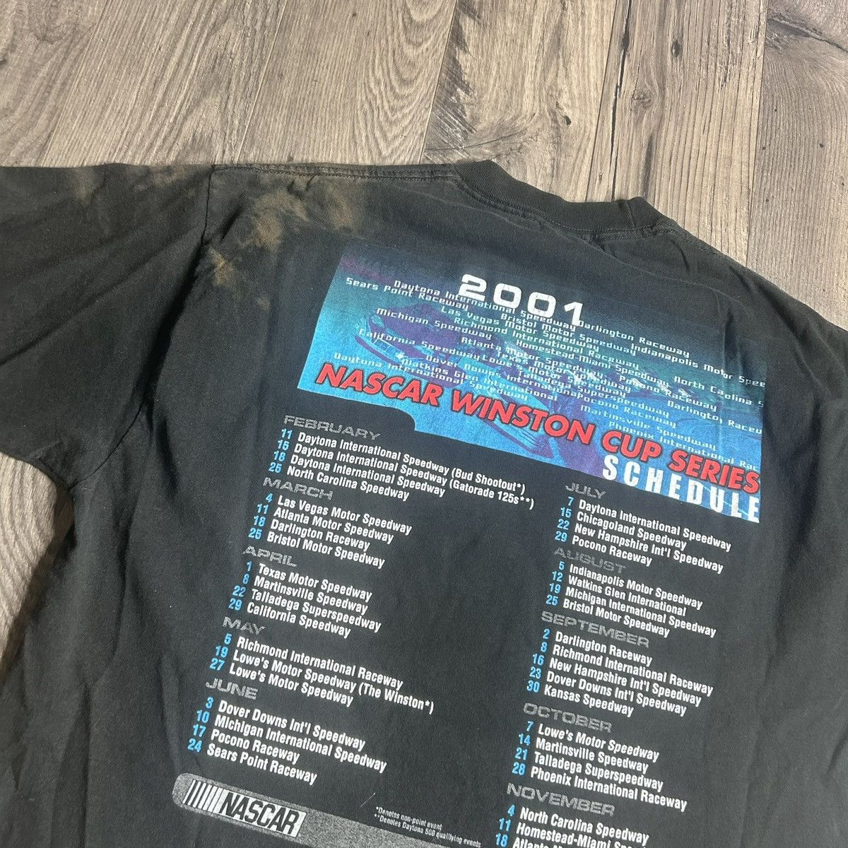 Chase Authentics Vintage nascar 2001 winston cup series tee shirt Size US L / EU 52-54 / 3 - 4 Thumbnail