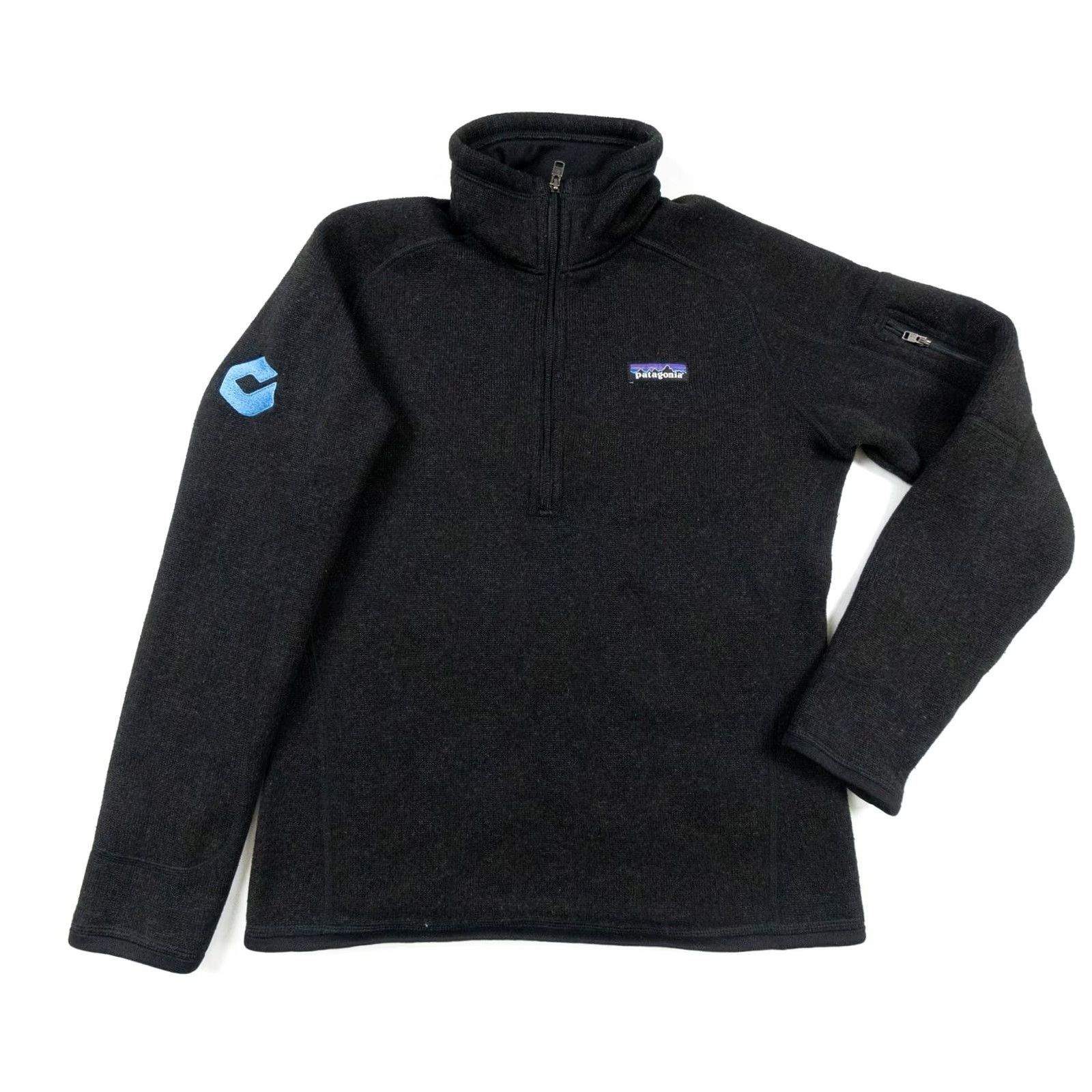 Patagonia Patagonia Sweater Womens Small Black Better Sweater 1/4 Zip Pullover Ladies Size S / US 4 / IT 40 - 2 Thumbnail