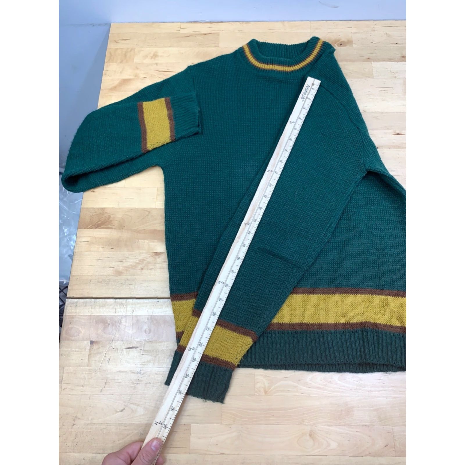 Vintage Vintage Kandahar Deluxe Sweater Mens S Green Stretch Casual Pullover 12569 Size US S / EU 44-46 / 1 - 5 Thumbnail