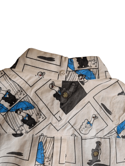 Number (N)ine NUMBER (N)INE SS02 MODERN AGE COMIC STRIP SHIRT Size US L / EU 52-54 / 3 - 16 Thumbnail