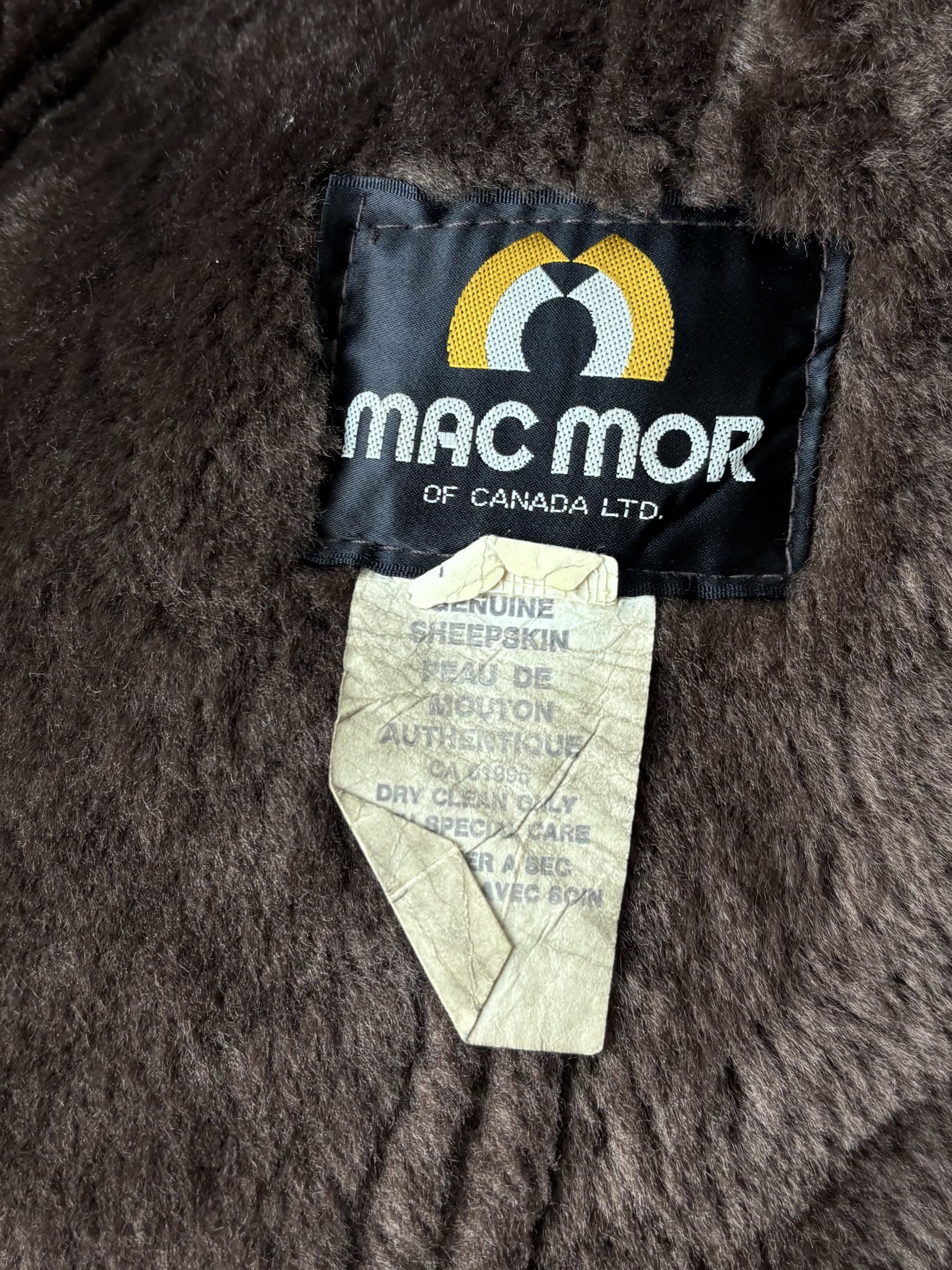 Vintage 1970s Sheepskin Coat Vintage Shearling Jacket Macmor Long Size US S / EU 44-46 / 1 - 4 Thumbnail