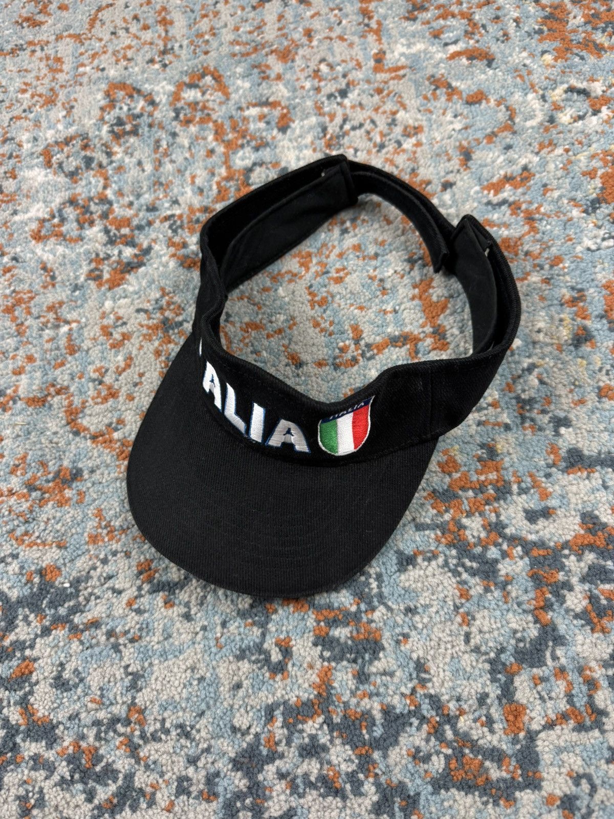 Vintage Vintage Y2K Italy embroidered visor hat cap tennis style Size ONE SIZE - 3 Thumbnail
