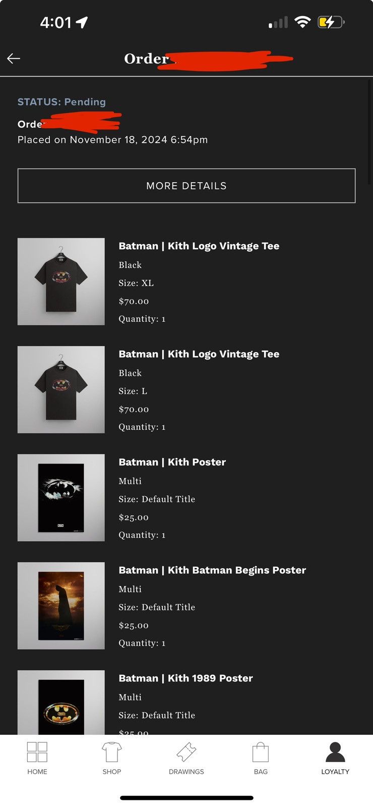 DC Comics × Kith Kith x Batman Tee Size US L / EU 52-54 / 3 - 2 Thumbnail