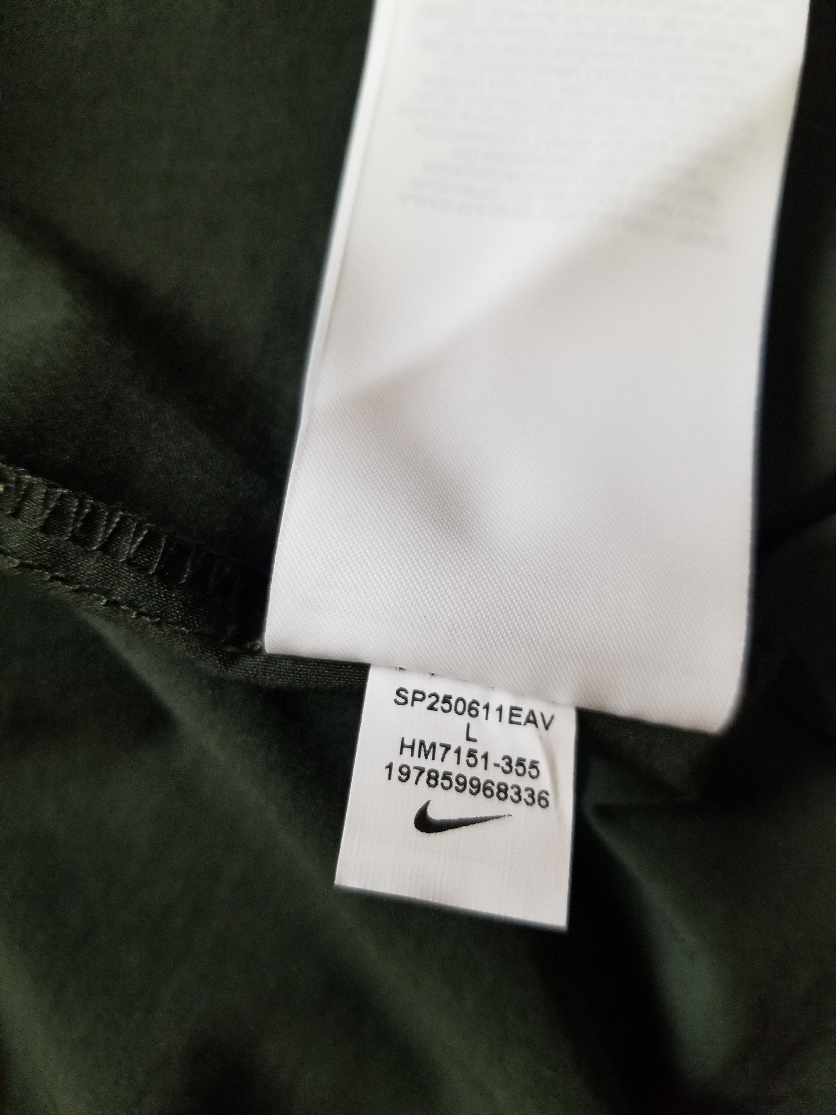 Nike Tech Woven Windrunner Tracksuit Jacket and Pants Olive Size US L / EU 52-54 / 3 - 6 Thumbnail