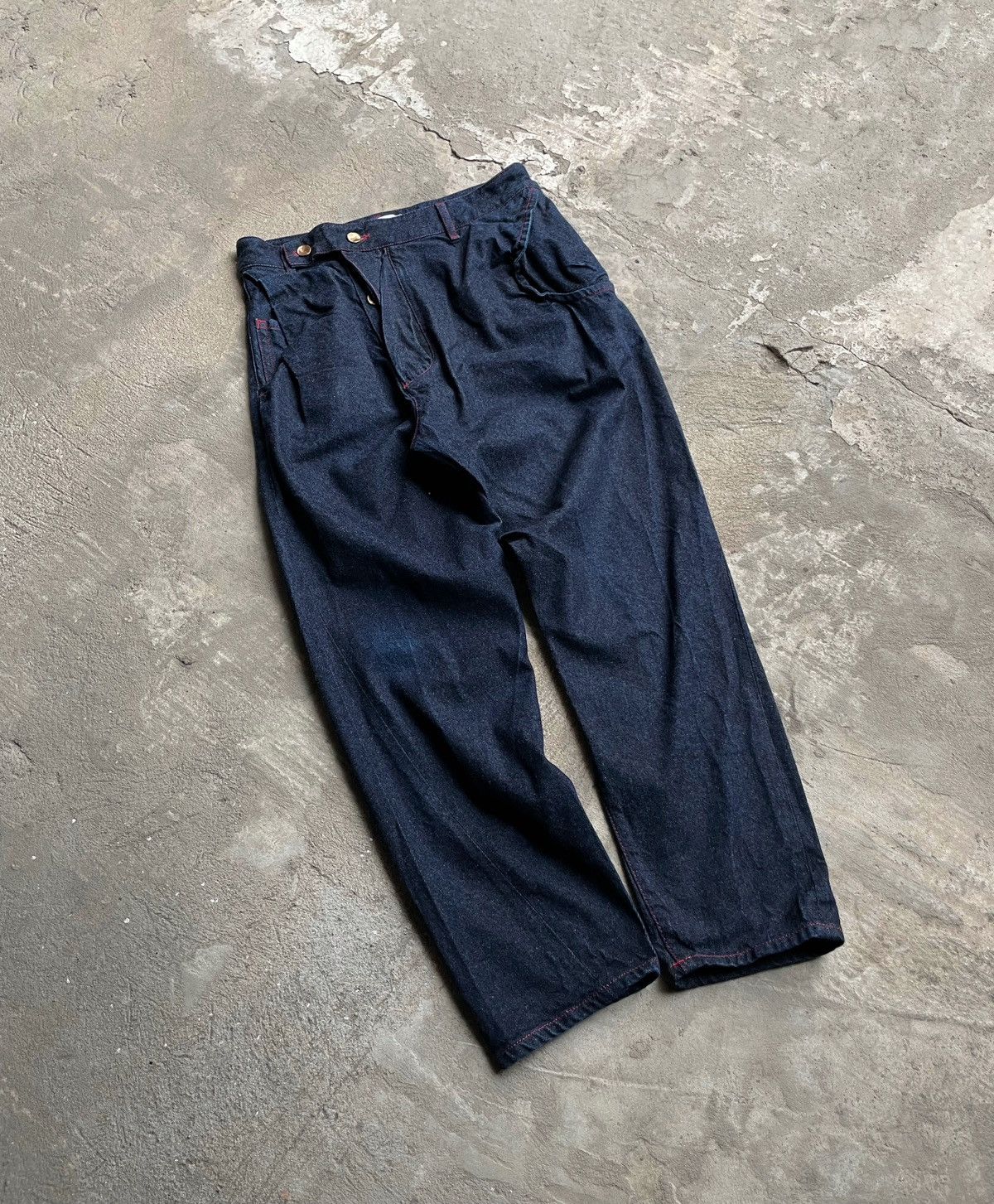 Vivienne Westwood Vivienne Westwood Orb Asymmetric Drunken Alcoholic Jeans Size US 30 / EU 46 - 3 Thumbnail
