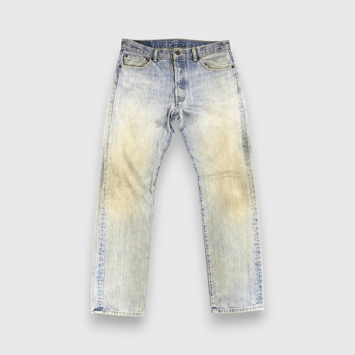 Levi's Vintage Rusty Light Washed Levis 501 Jeans-J972 Size US 33 - 1 Thumbnail