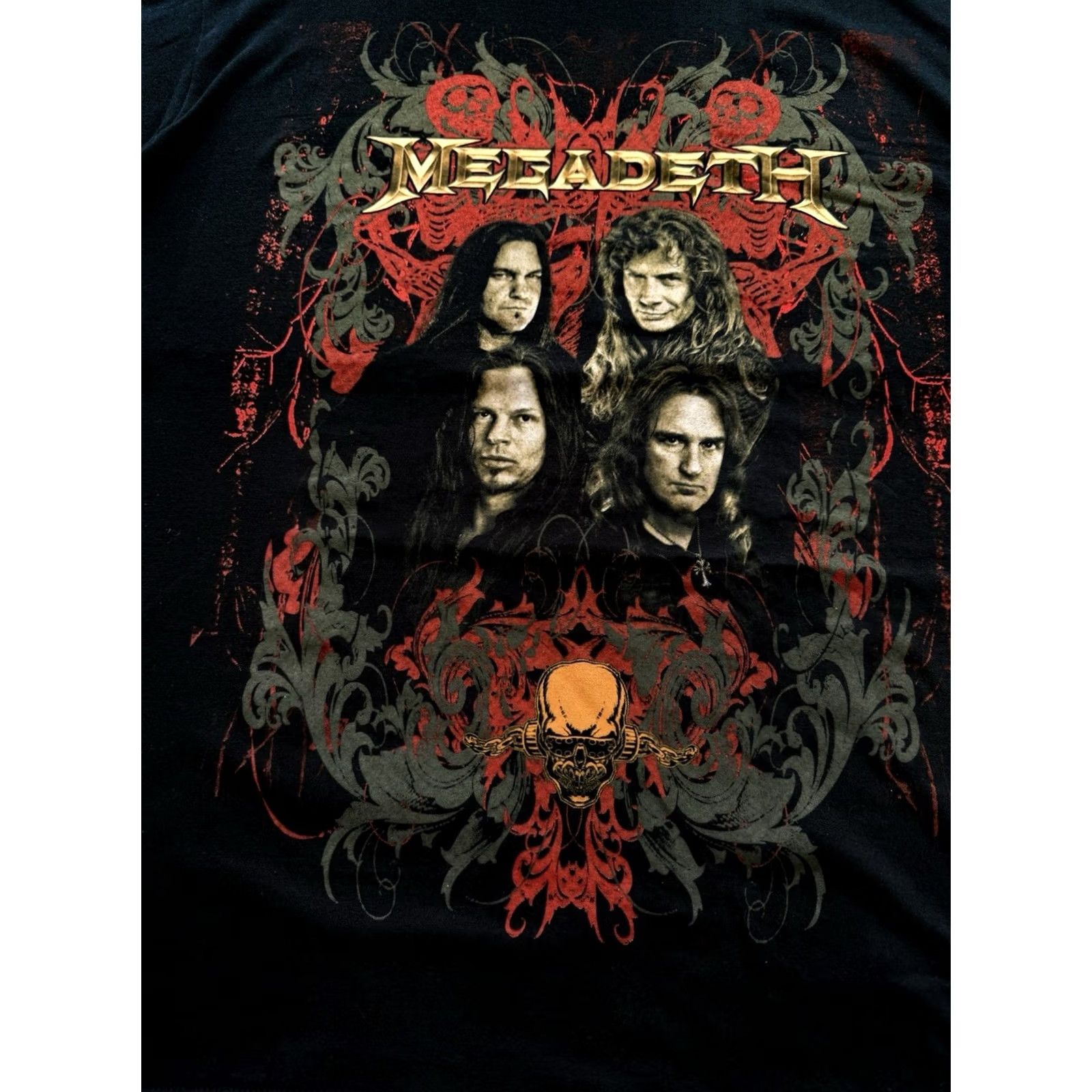 Vintage VINTAGE Megadeth T-Shirt Rock Band Tees Cotton Black Sz L Shirt Mens 2000s 2011 MEGADETH TOUR Graphic Print Size L Size US L / EU 52-54 / 3 - 4 Thumbnail