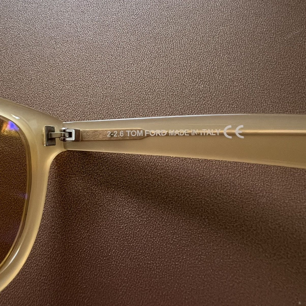 Tom Ford Tom Ford Garett Sunglasses - Pale Yellow Size ONE SIZE - 5 Thumbnail