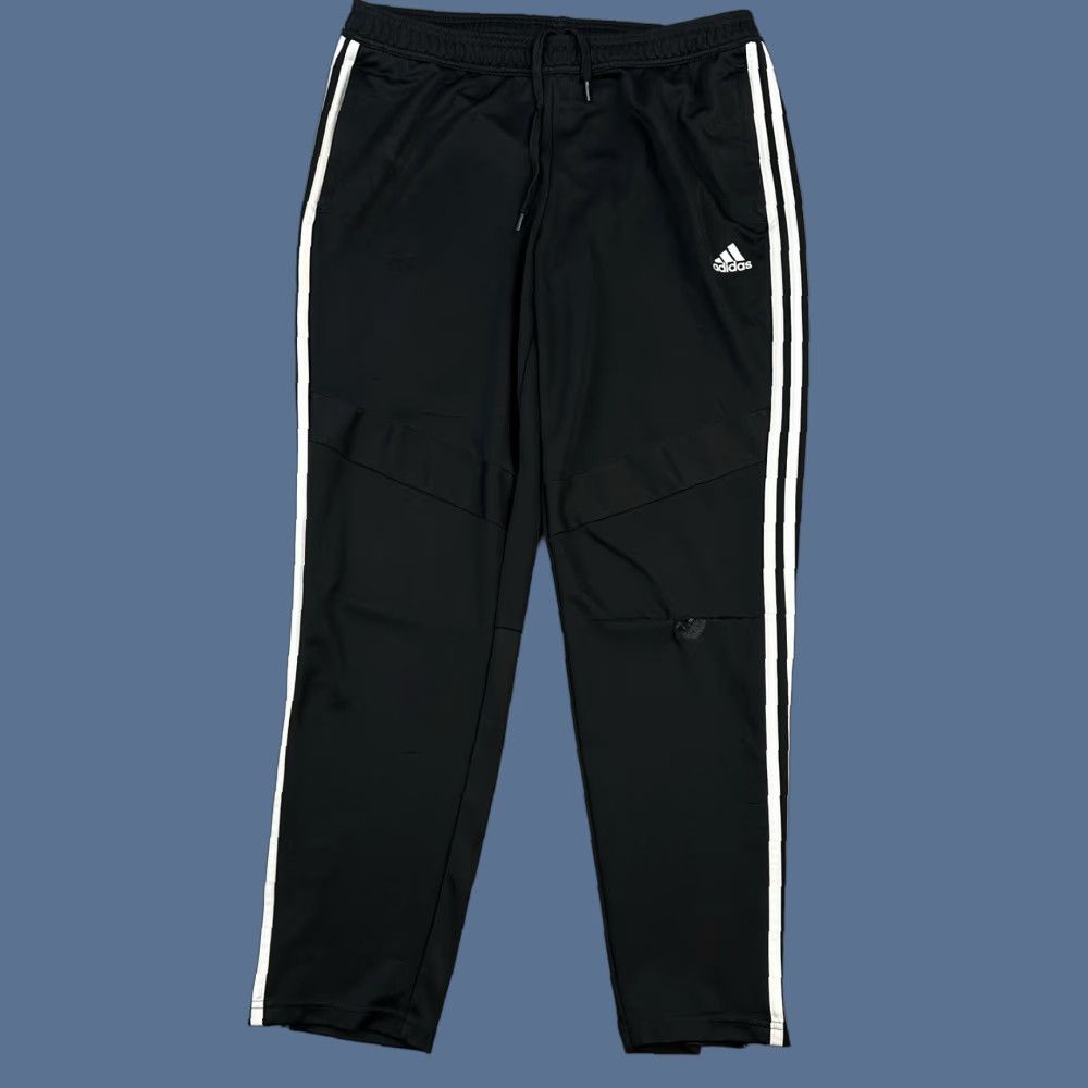 Adidas Adidas Track Pants Women's XL Black Tiro 19 Climacool Ankle Zip Soccer Training Size 40" / US 18 - 1 Thumbnail