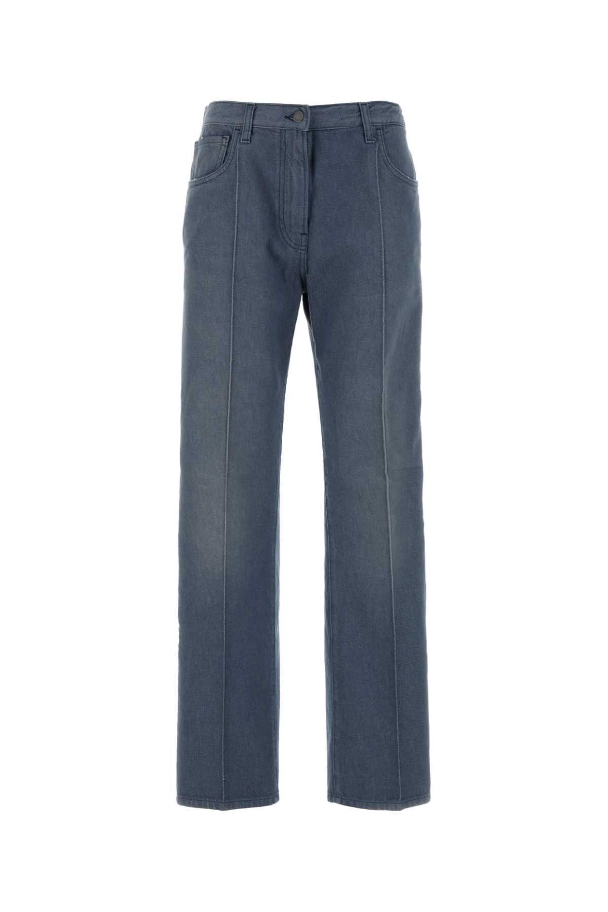Prada Cerulean Blue Denim Jeans Size 26" / US 2 / IT 38 - 1 Thumbnail