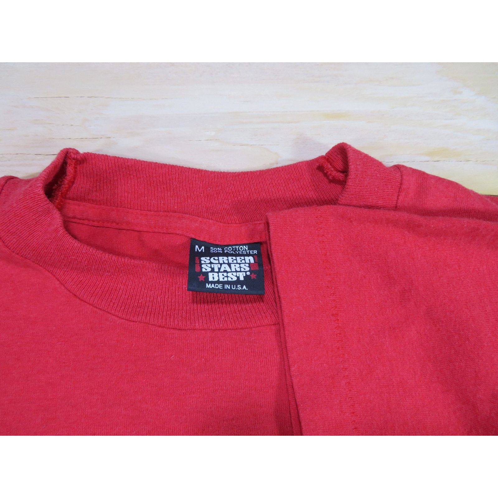 Other Short Stops Baseball Themed Red T-shirt Sz M 1990s Size US M / EU 48-50 / 2 - 4 Thumbnail