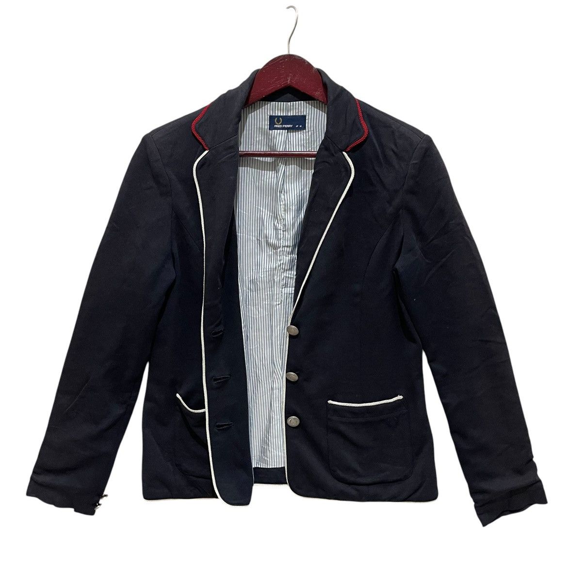 Fred Perry × Vintage Fred Perry Button Coat Blazer Jacket JP M size Size M / US 6-8 / IT 42-44 - 7 Thumbnail