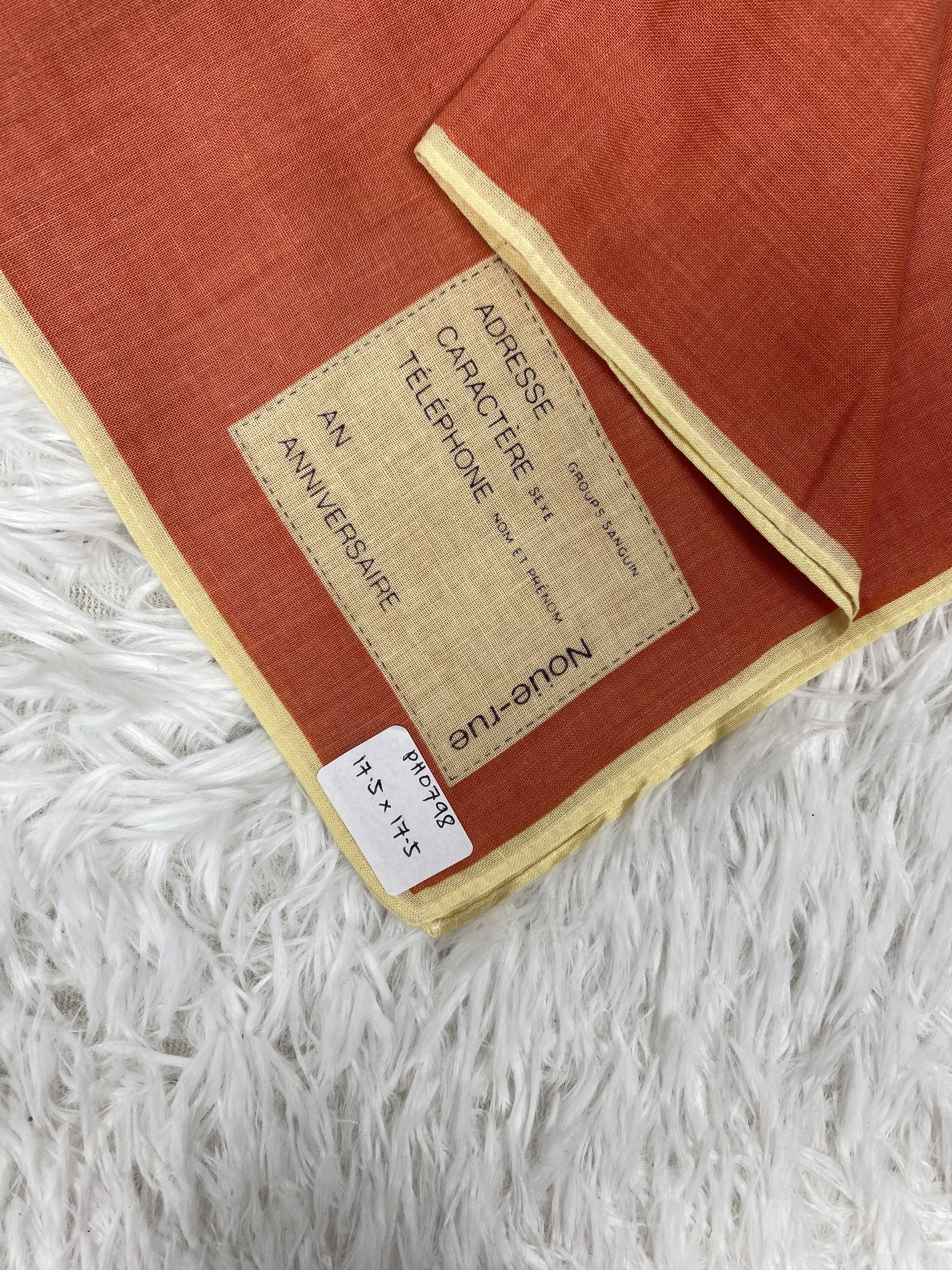 Japanese Brand × Vintage Vintage Noue-rue Handkerchief Neckerchief PH0798 Size ONE SIZE - 2 Thumbnail