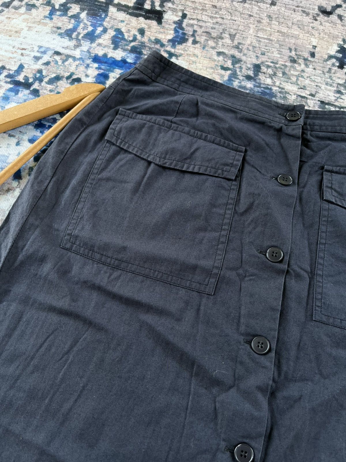 Designer × Vintage × agnes b. STEALS Agnes B. Double Pocket Button Skirts Size 30" / US 8 / IT 44 - 6 Thumbnail