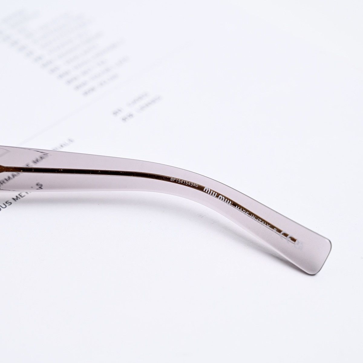 Miu Miu MIU MIU 0MU 14ZS SUNGLASSES Size ONE SIZE - 6 Thumbnail