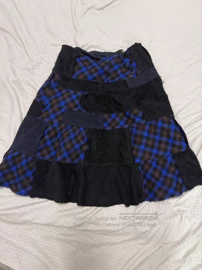 Comme des Garcons Comme des Garcons Assembled checkered half skirt Size 23" - 2 Thumbnail