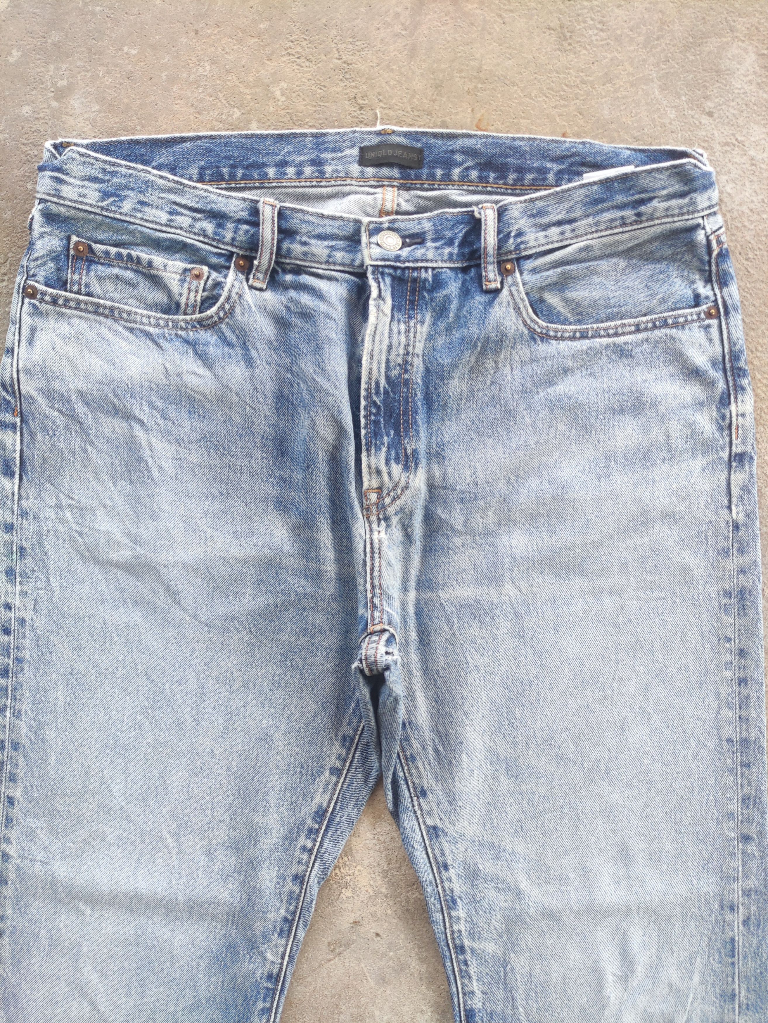 Japanese Brand Vintage Japanese Brand Faded Distressed Denim Pants Size US 36 / EU 52 - 3 Thumbnail