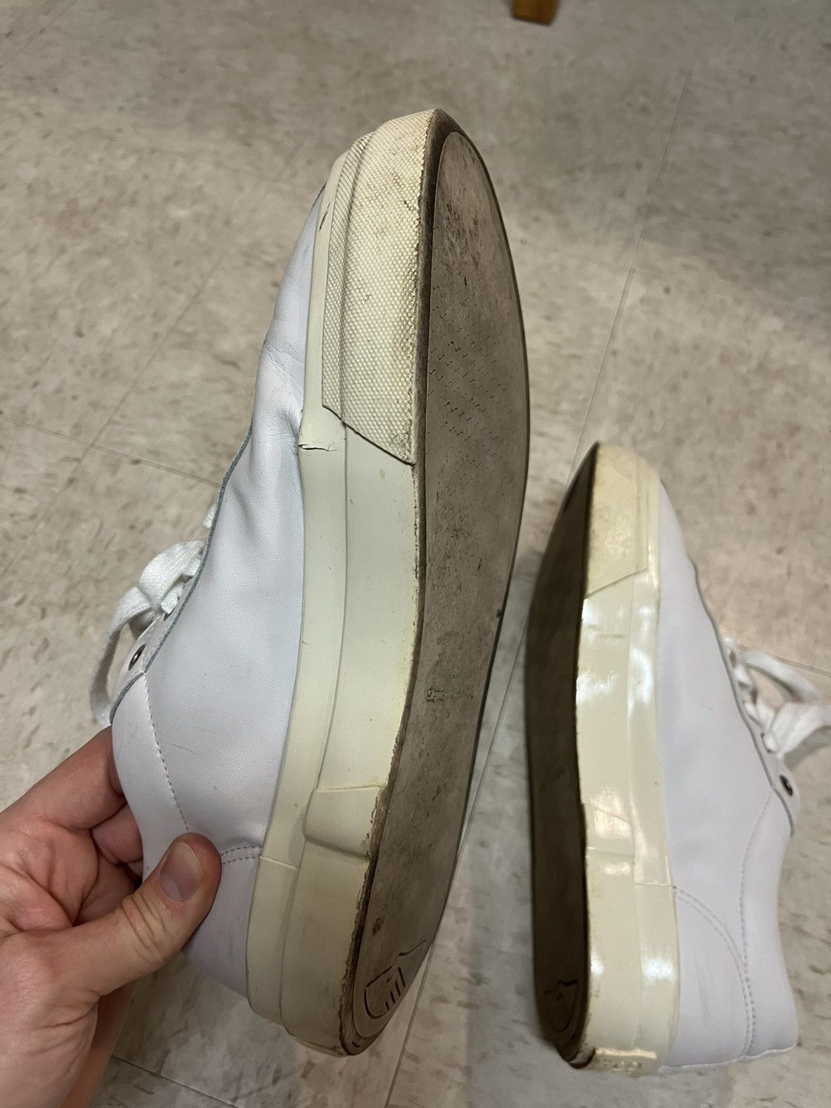 Stepney Workers Club Stepney workers club white leather sneaker Size US 11 / EU 44 - 5 Thumbnail