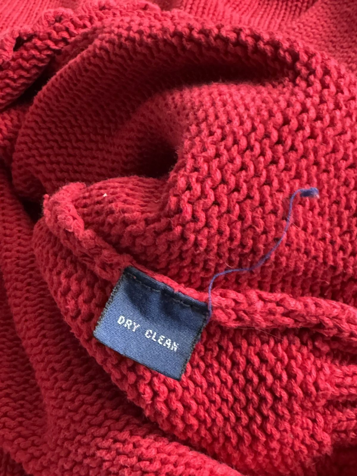 Polo Ralph Lauren 🔥AWESOME RED POLO RALPH LAUREN 00s KNITTED SWEATER Size US L / EU 52-54 / 3 - 9 Thumbnail