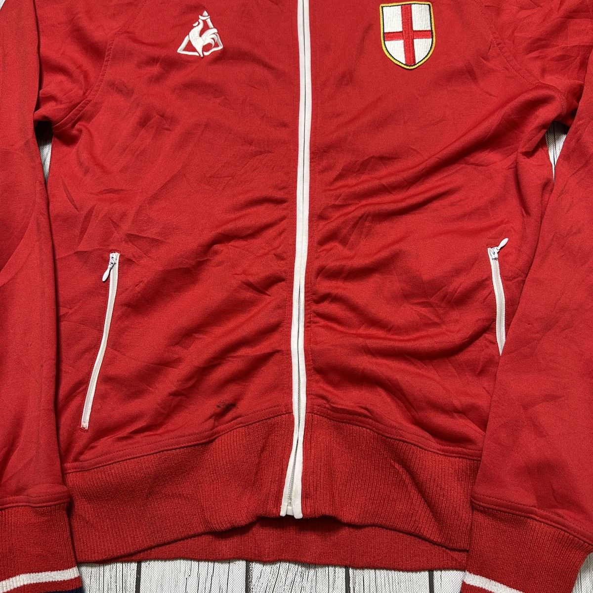 Le Coq Sportif × Vintage Vintage England track jacket Size US XXL / EU 58 / 5 - 3 Thumbnail