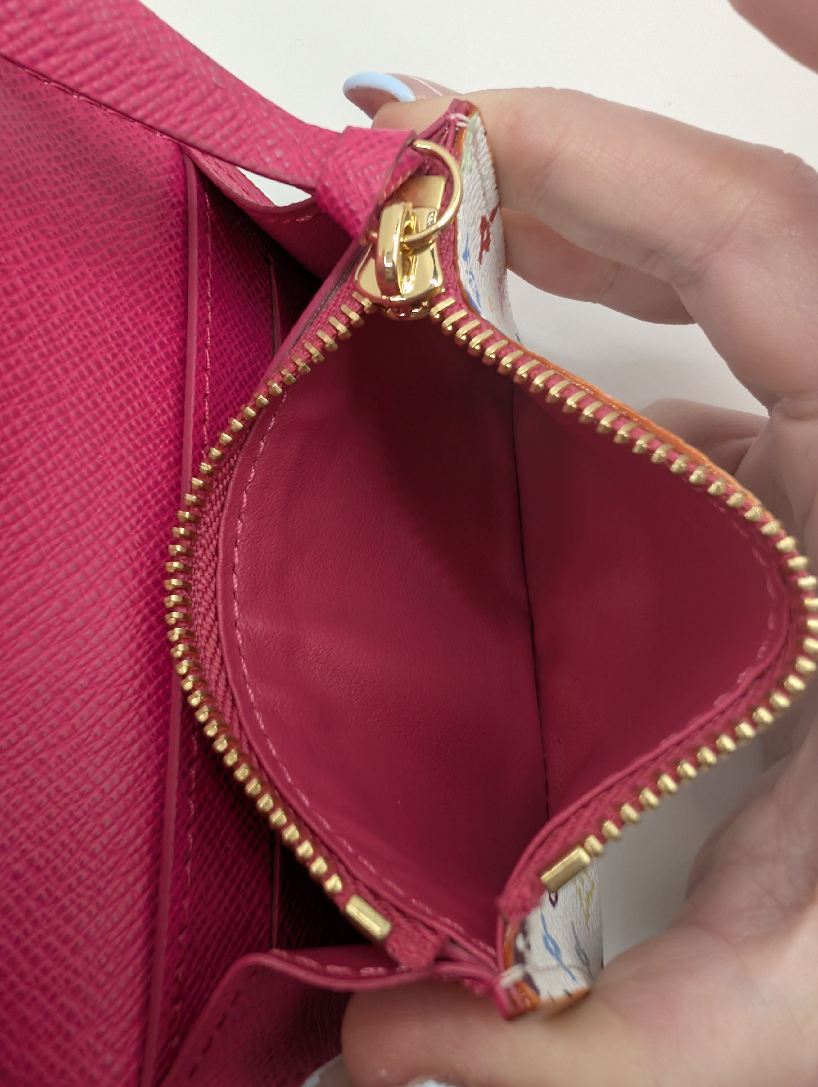 Louis Vuitton × Takashi Murakami LOUIS VUITTON Bolt Monet Rosalie Murakami Coin Purse Size ONE SIZE - 7 Thumbnail