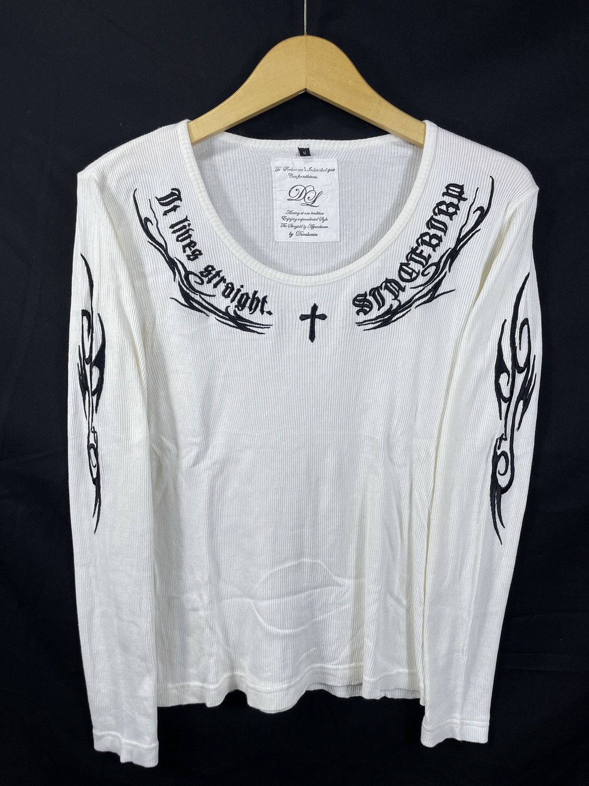 If Six Was Nine × Japanese Brand × KMRii Poem Tribal Tato Thermal Ifsixwasnine style Longselleve Size US M / EU 48-50 / 2 - 1 Thumbnail