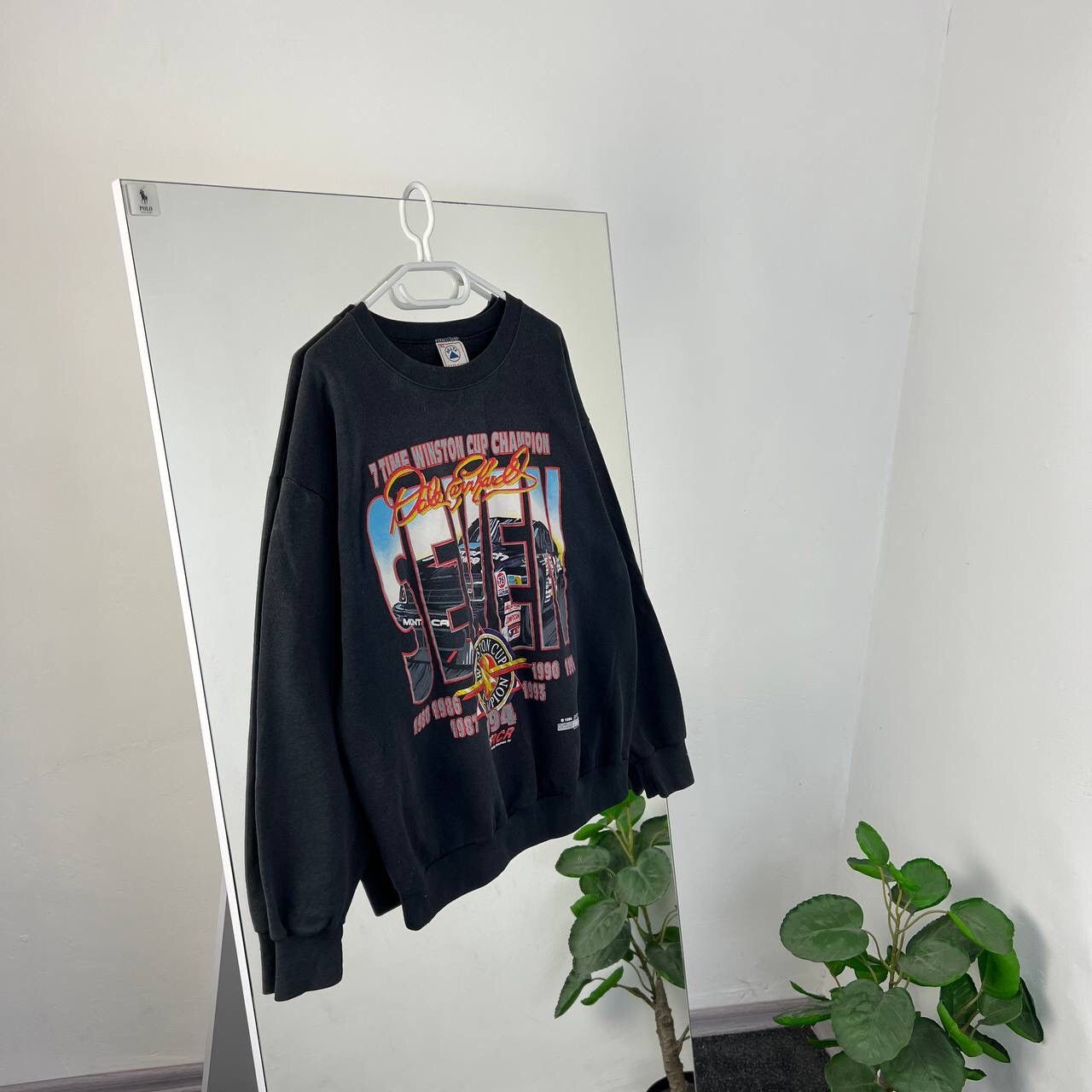 NASCAR 1994 Vtg Dale Earnhardt Sweatshirt RCR Sport Racing 7 Time Size US XL / EU 56 / 4 - 1 Thumbnail