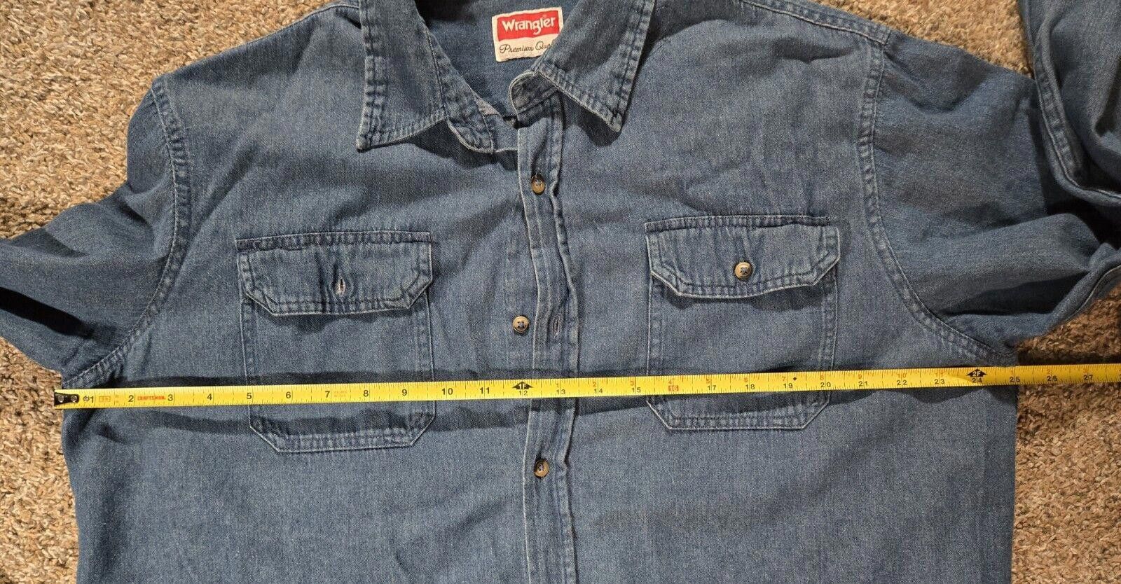 Wrangler Wrangler Premium Quality Long Sleeve Button Up Shirt LT Size US L / EU 52-54 / 3 - 3 Thumbnail