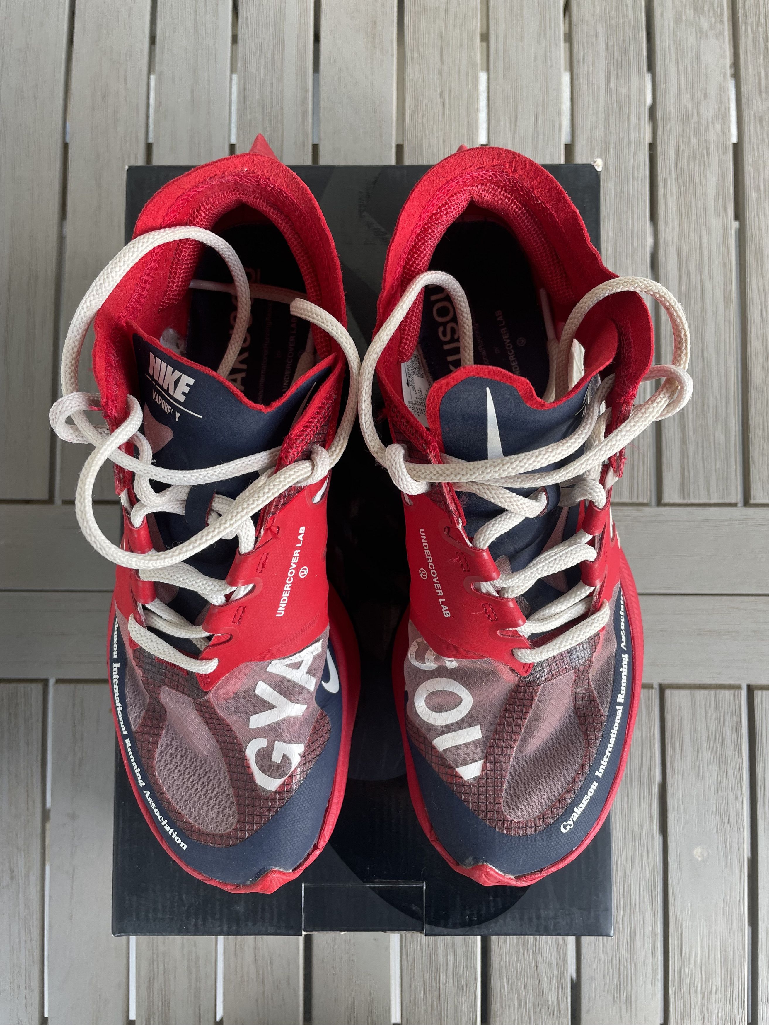 Gyakusou Men’s Nike × Undercover Gyakusou ZoomX Vaporfly Next% RARE Size US 6.5 / EU 39-40 - 2 Thumbnail
