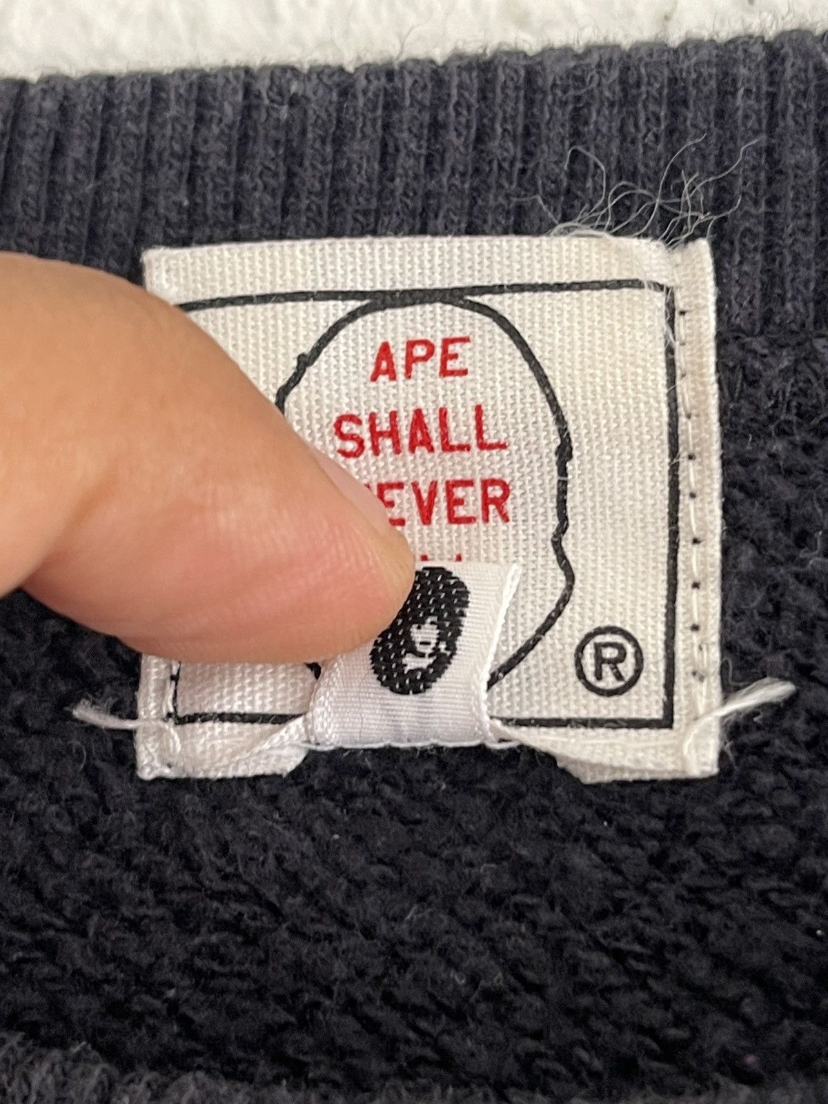 Bape Vintage Bape Baby Milo Short Black Sweatshirt Size US L / EU 52-54 / 3 - 5 Thumbnail