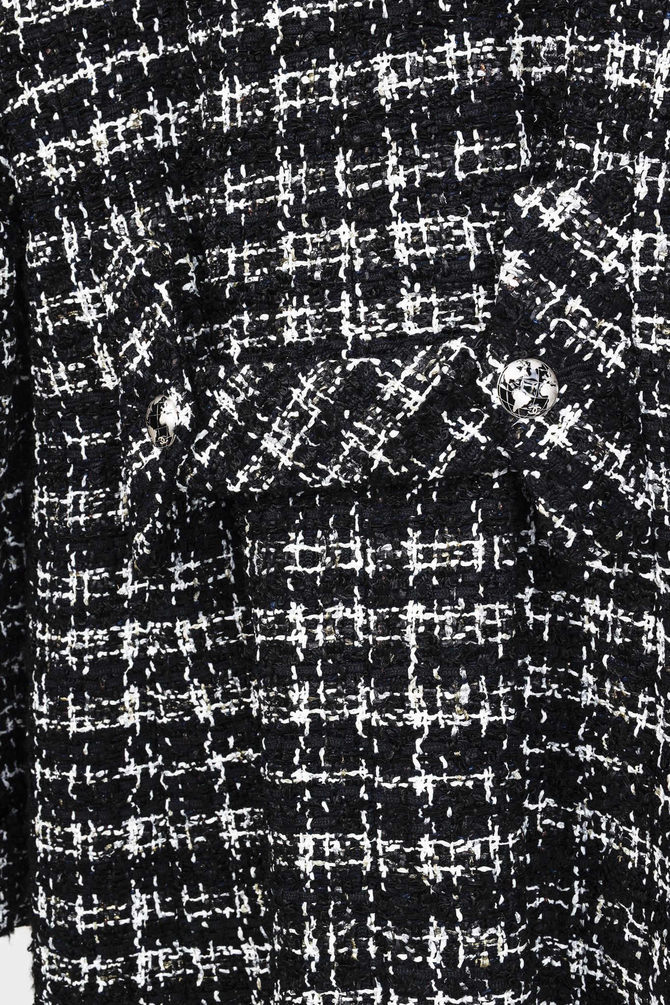 Chanel Chanel Bouclè Fantasy Tweed Planisphere Short Jacket Size M / US 6-8 / IT 42-44 - 9 Thumbnail