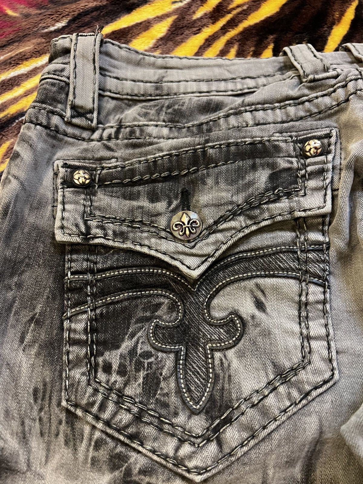 Japanese Brand × Rock Revival Rock Revival Steven Straight Size 38 Jeans Size US 38 / EU 54 - 6 Thumbnail