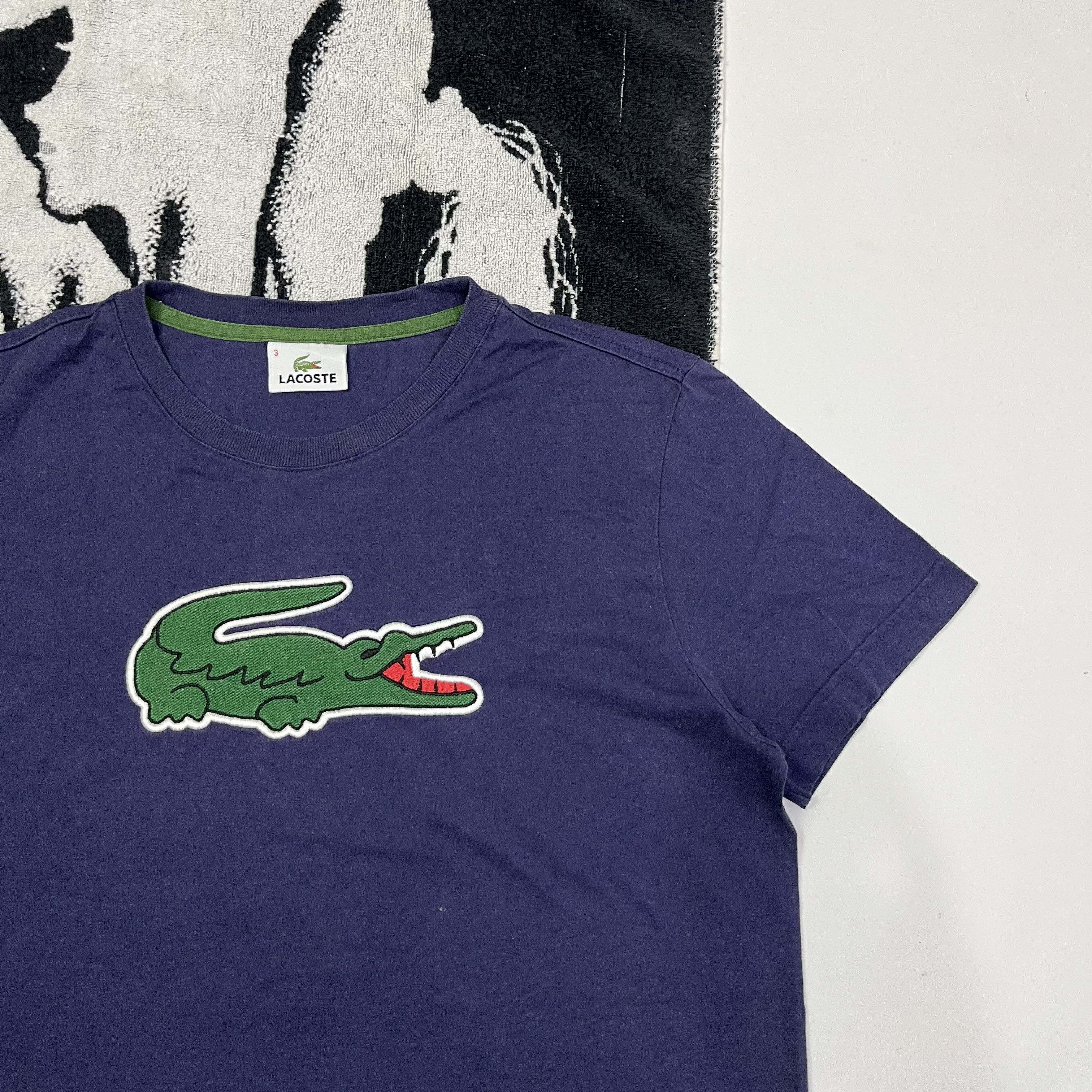 Lacoste Lacoste big logo tee Size US S / EU 44-46 / 1 - 2 Thumbnail