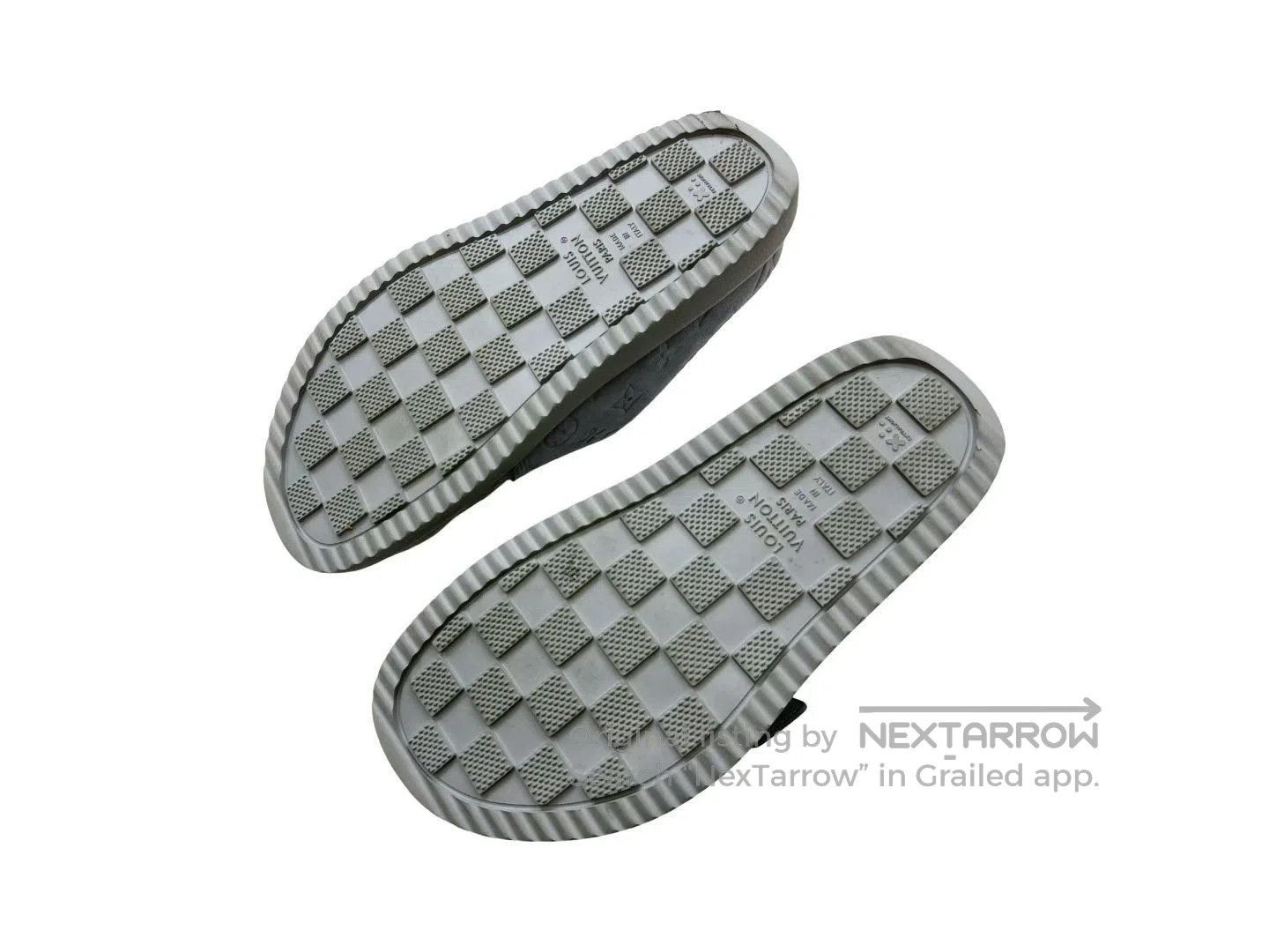 Louis Vuitton Louis Vuitton Blue Embossed Monogram Slippers. Size US 9 / EU 42 - 5 Thumbnail