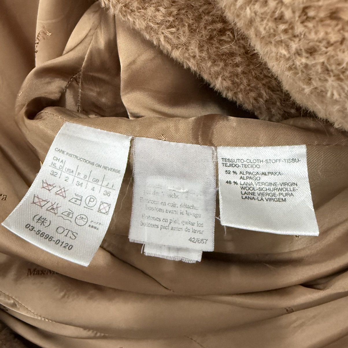 Max Mara 🔥 MAX MARA LUXURY FUR COAT JACKET Size M / US 6-8 / IT 42-44 - 10 Thumbnail