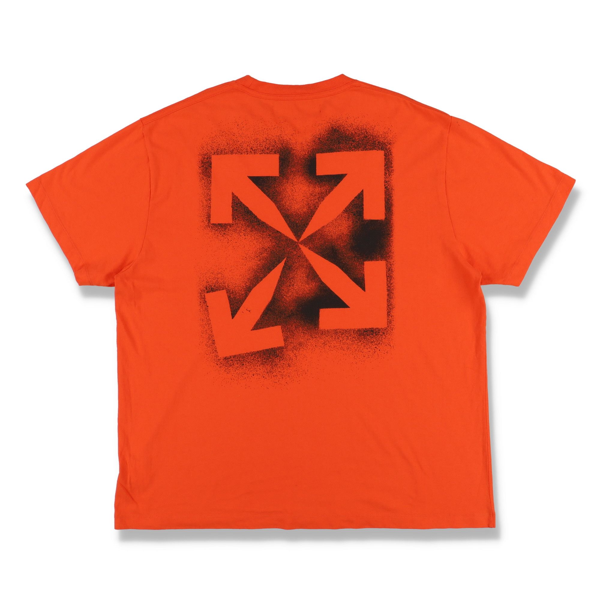 Off White Orange Stencil Arrows Oversized T Shirt Grailed