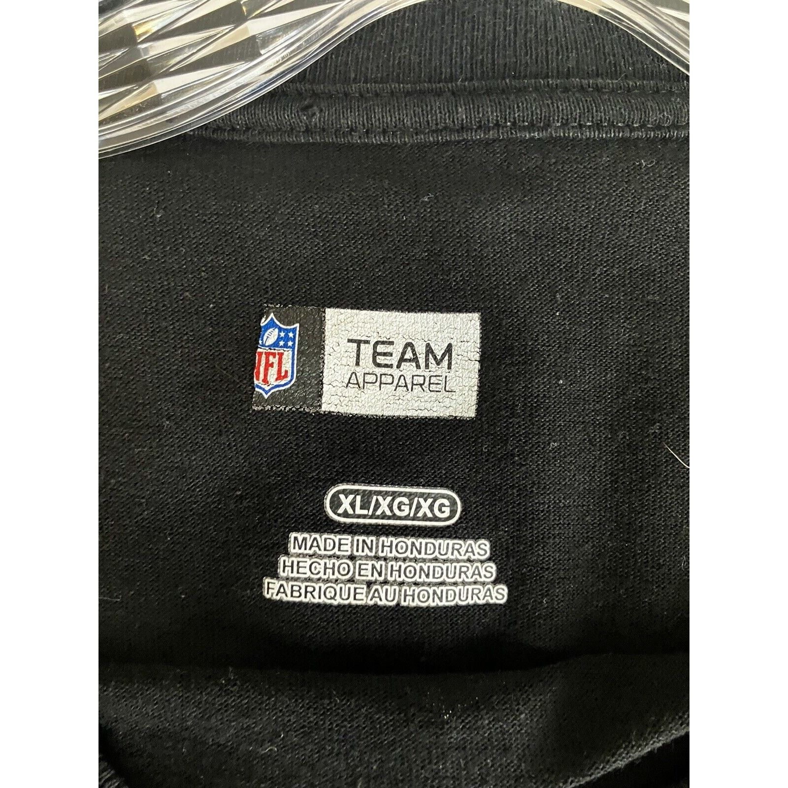 Nike NFL Team Apparel Las Vegas Raiders Black T-Shirt Men XL Size US XL / EU 56 / 4 - 5 Thumbnail