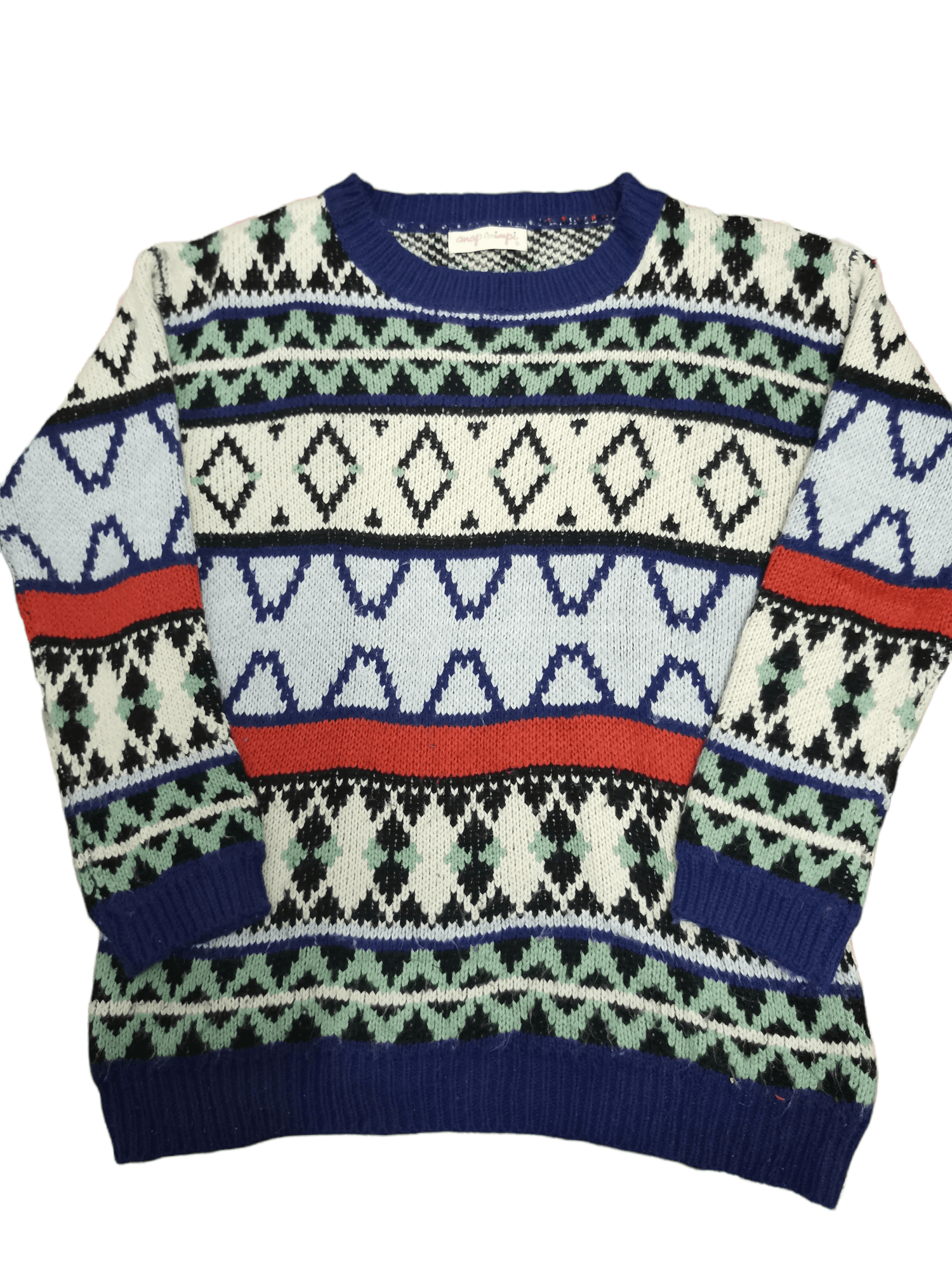 Aran Isles Knitwear Vintage Anap Full Pattern Knitwear Size US M / EU 48-50 / 2 - 1 Thumbnail