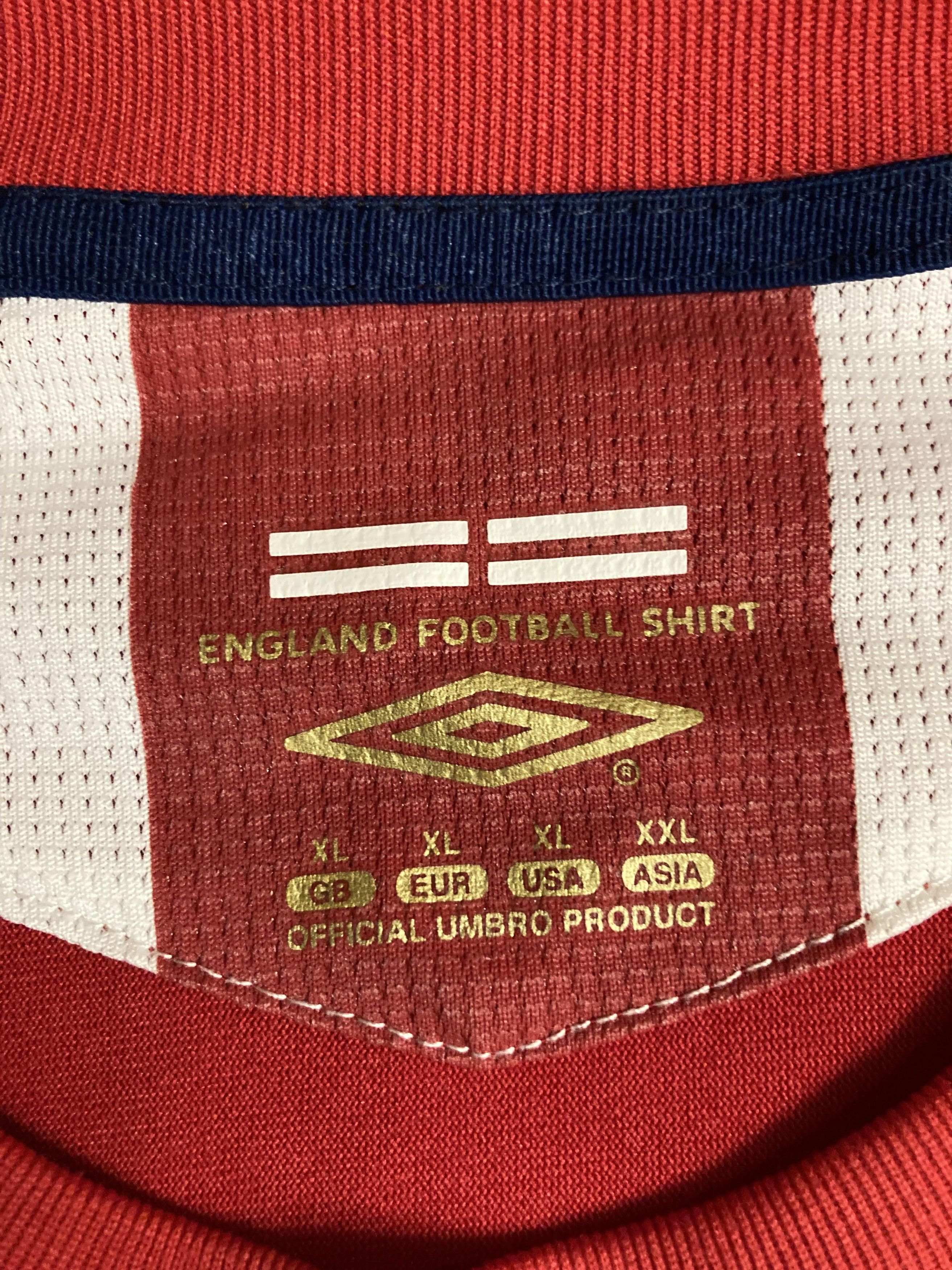 Umbro Umbro Team England 2006-2008 Home Jersey Size US XL / EU 56 / 4 - 3 Thumbnail