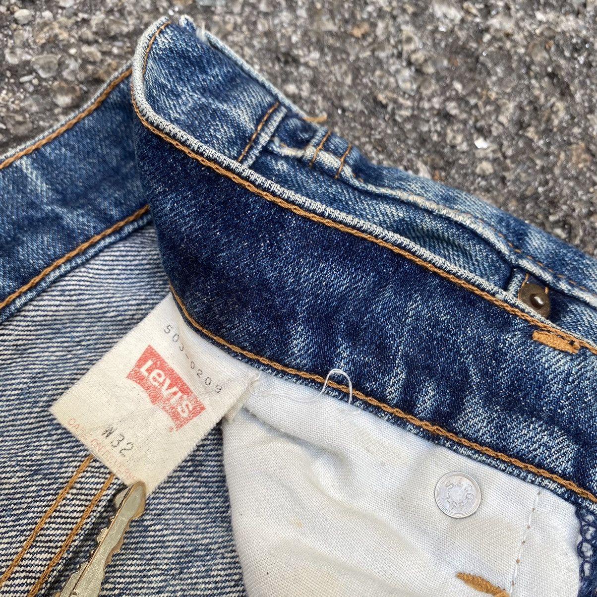 Levi's Vintage Levis 503-0217 Ripped Denim Distressed Rusty Jeans Size US 31 - 9 Thumbnail