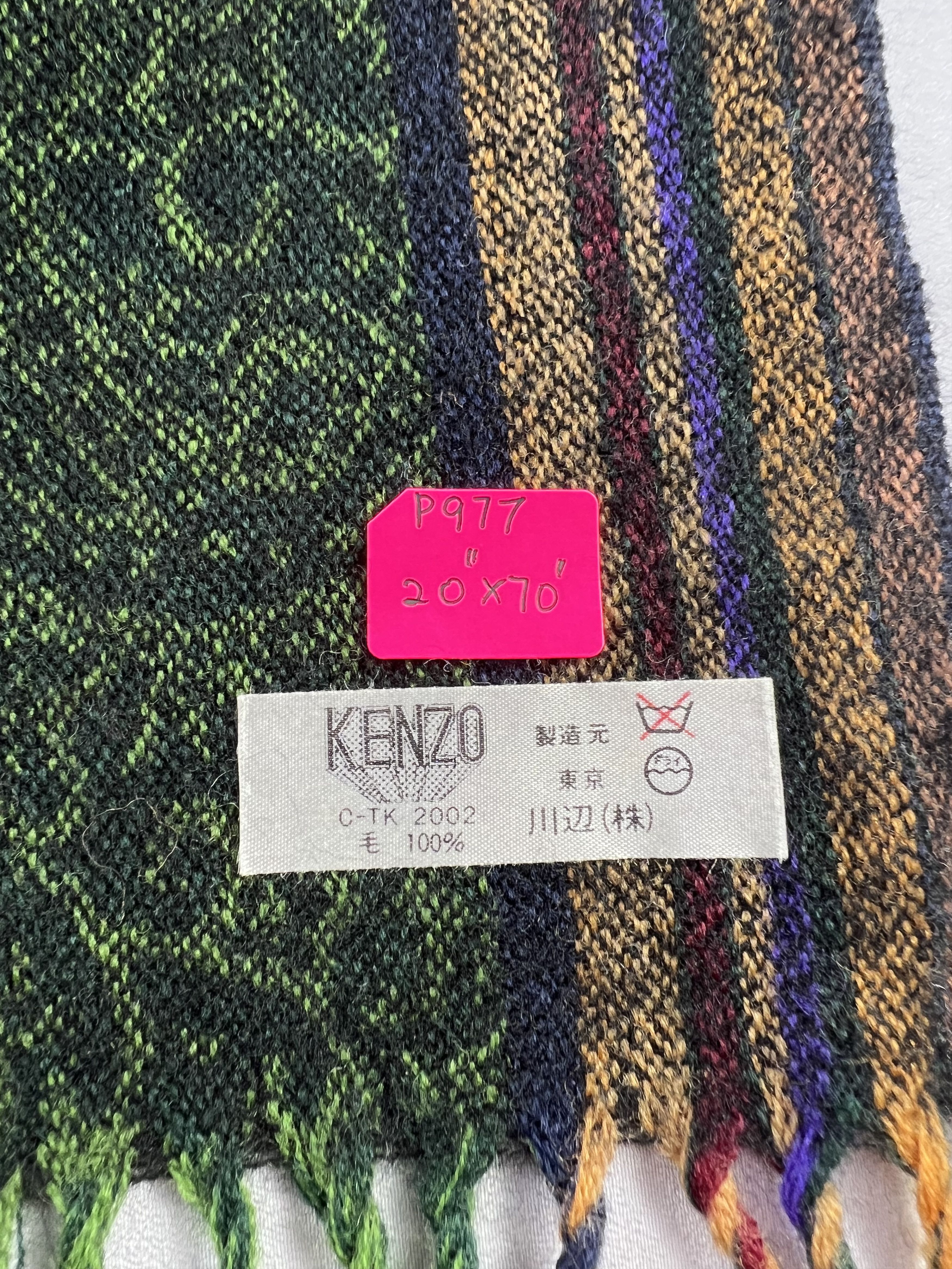 Kenzo Kenzo Paislee Scarf / Muffler / Neckwear P977 Size ONE SIZE - 4 Thumbnail