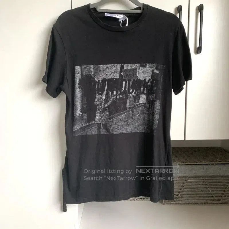 Dior Dior Black Cotton Embroidered Short Sleeve Tee . Size XS / US 0-2 / IT 36-38 - 3 Thumbnail