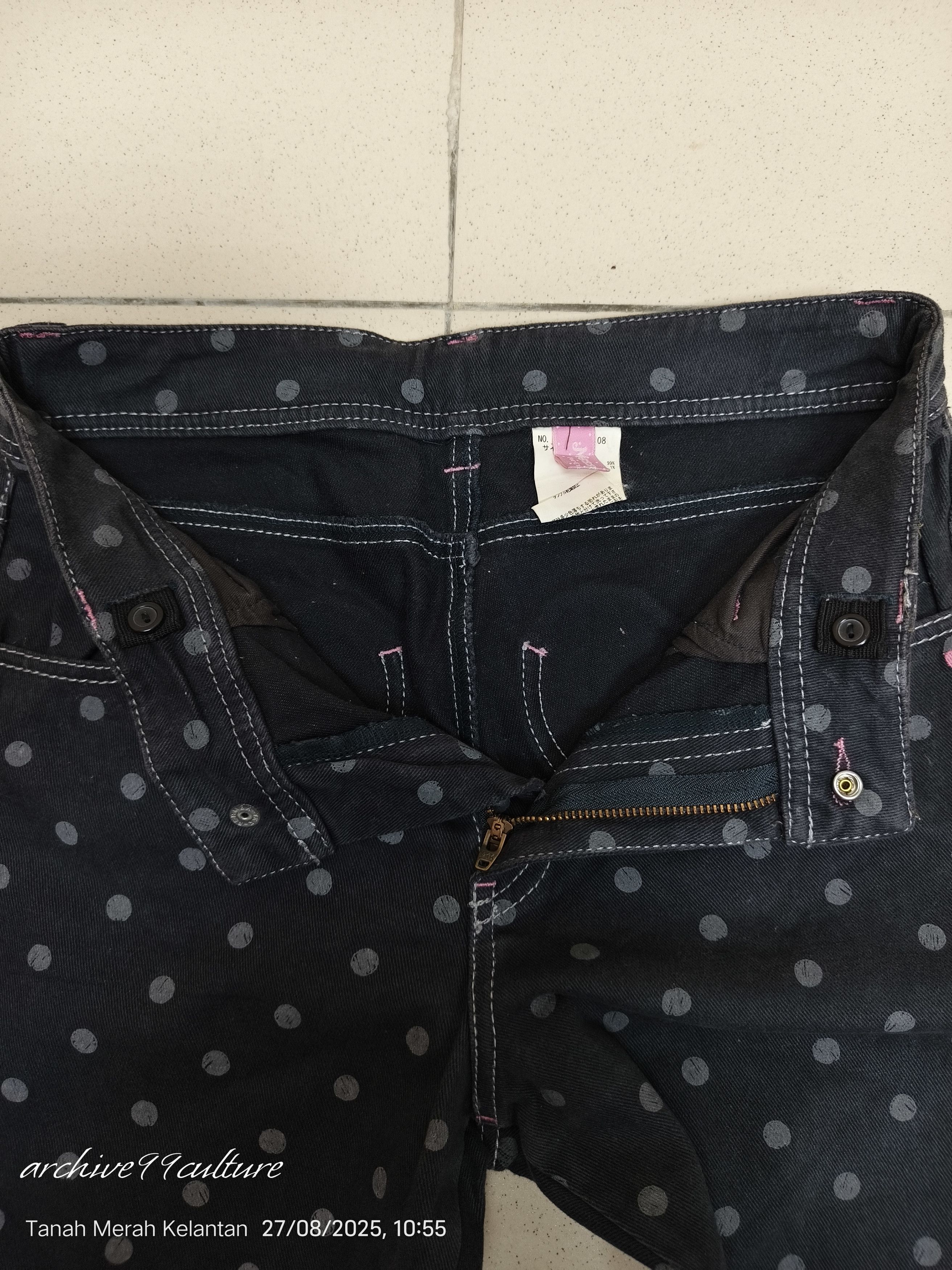 Japanese Brand FW2000 MEZZO PIANO For candy girl jeans Size 28" / US 6 / IT 42 - 13 Thumbnail