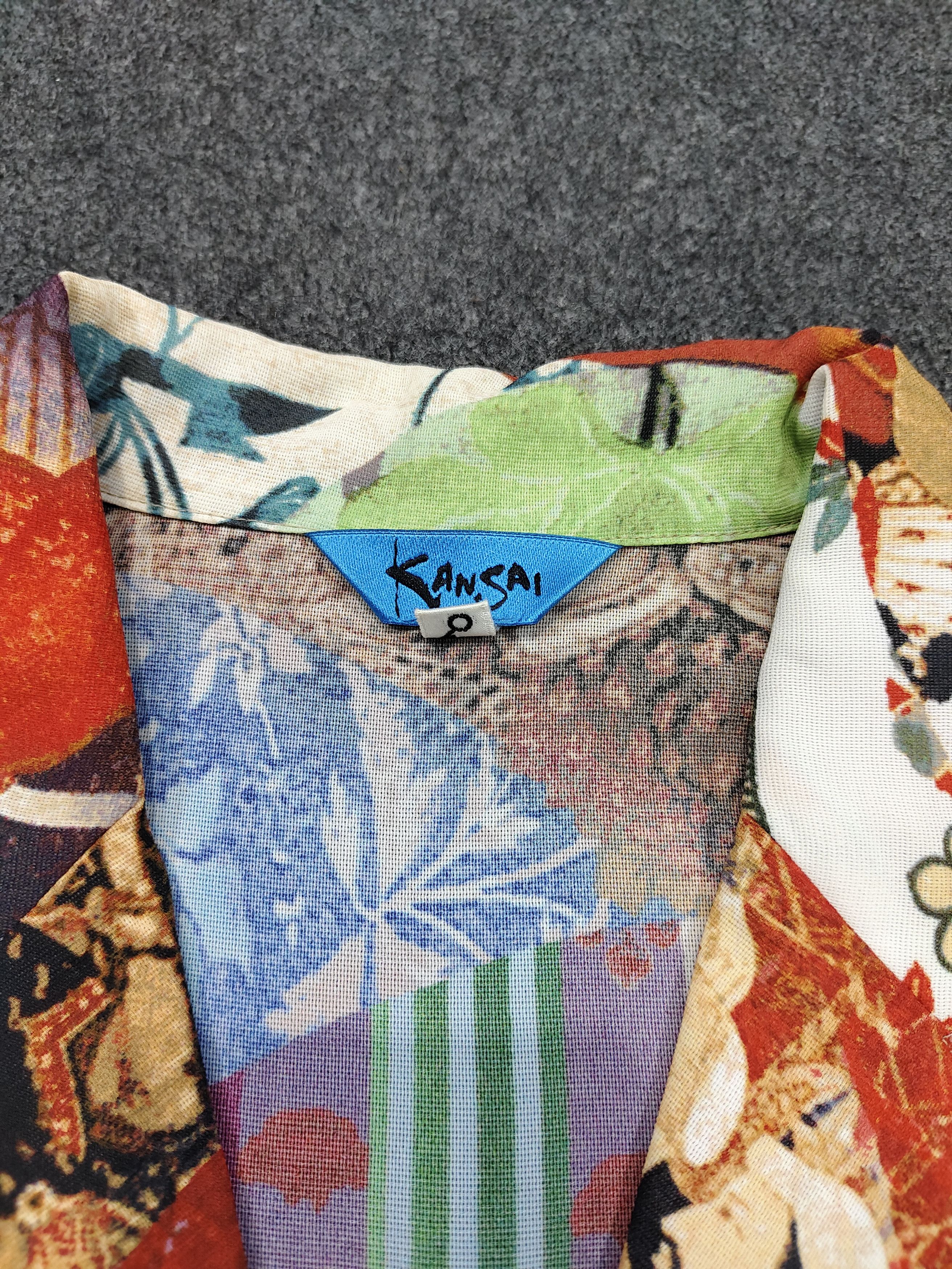 Kansai Yamamoto ARCHIVE📕80s Kansai AOP Historical Portrait Mosaic Art Jacke Size US L / EU 52-54 / 3 - 6 Thumbnail