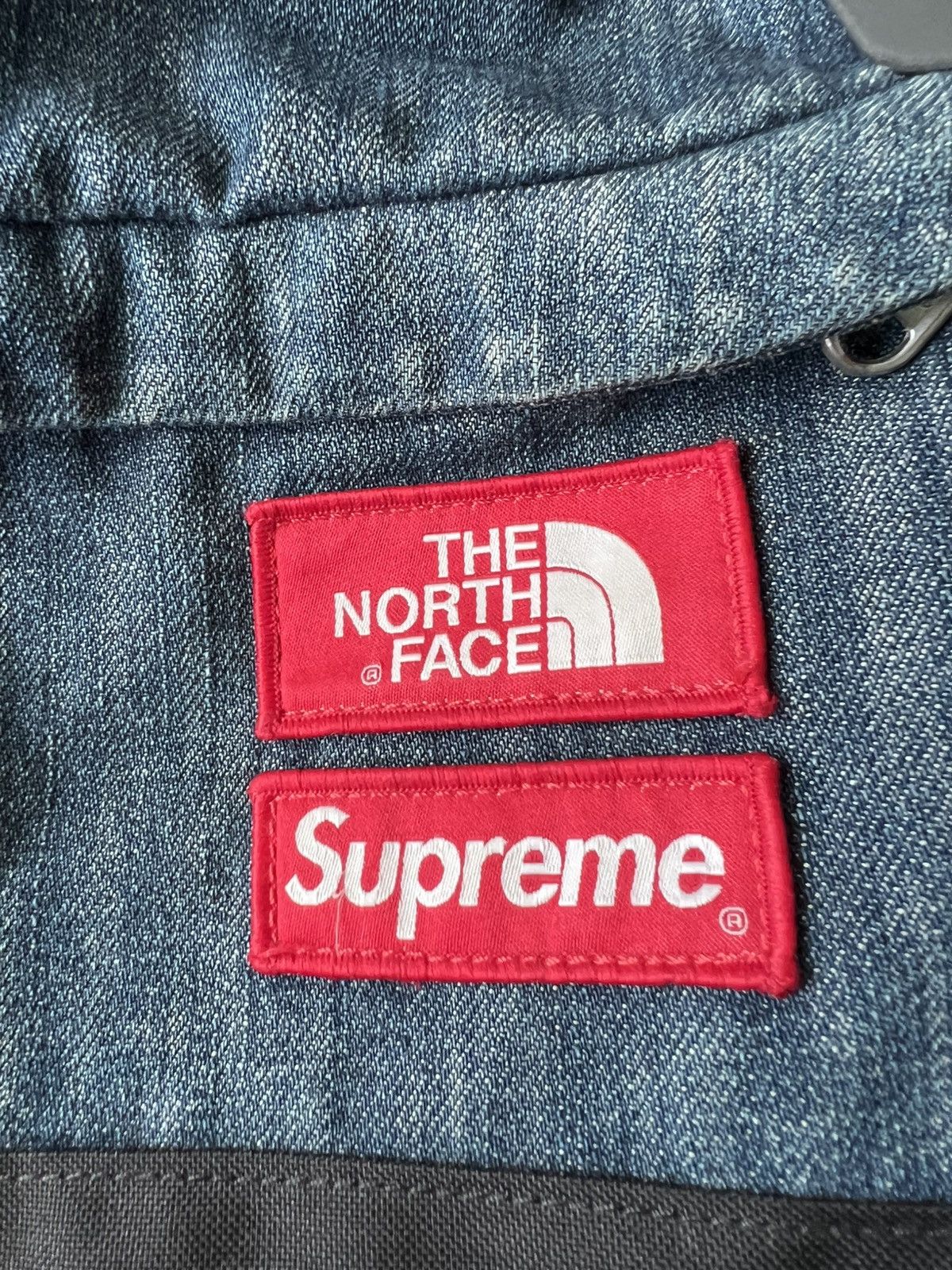 Supreme × The North Face Supreme North Face box logo denim backpack Size ONE SIZE - 2 Thumbnail